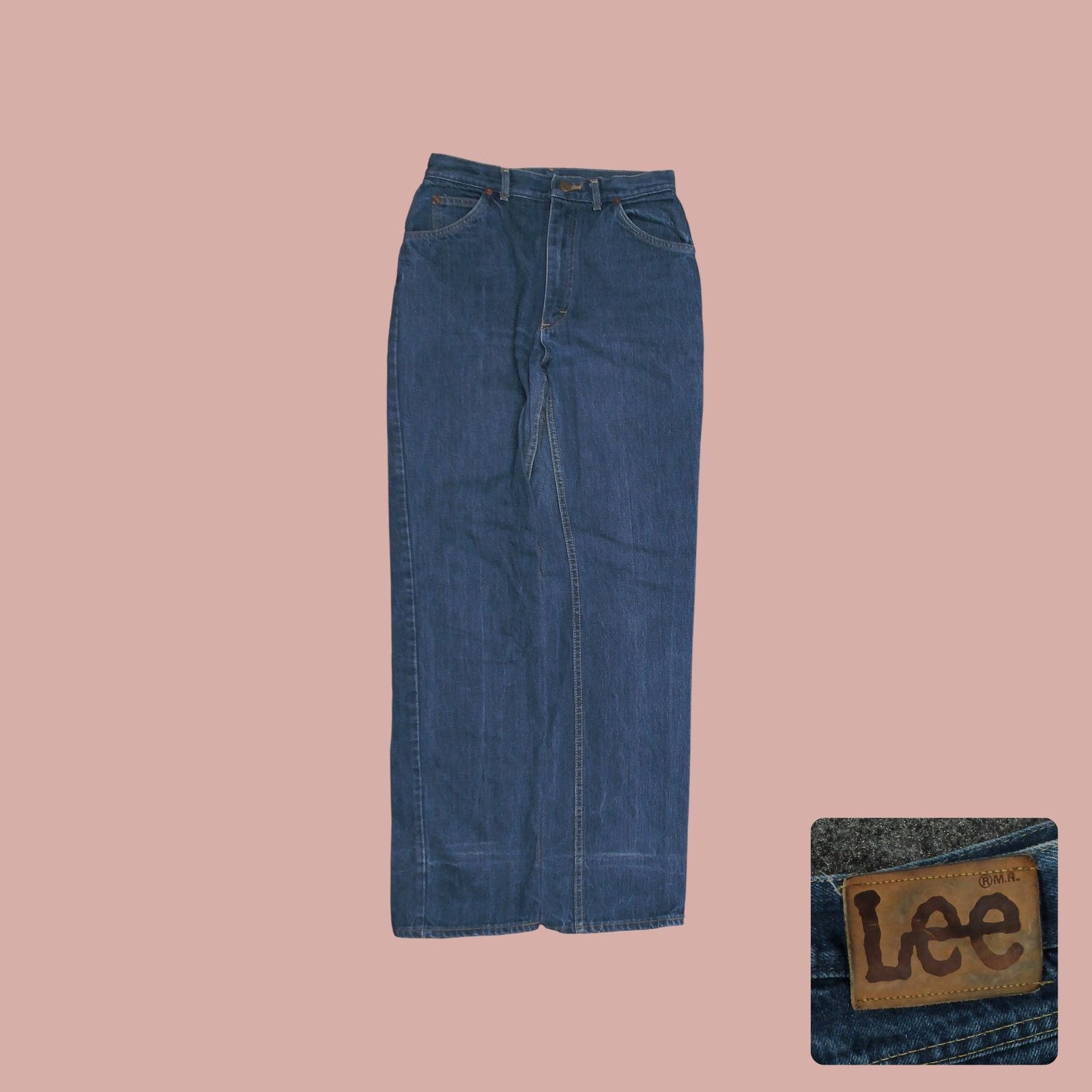 Lee 70s Lee Riders Talon 42 Dark Wash Jeans 29x35 Size 29" - 1 Thumbnail