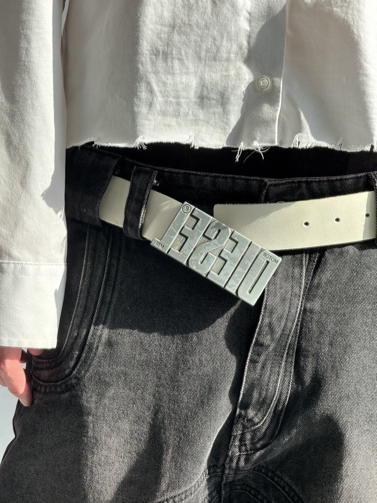Diesel × Japanese Brand × Vintage archive Diesel crazy leather