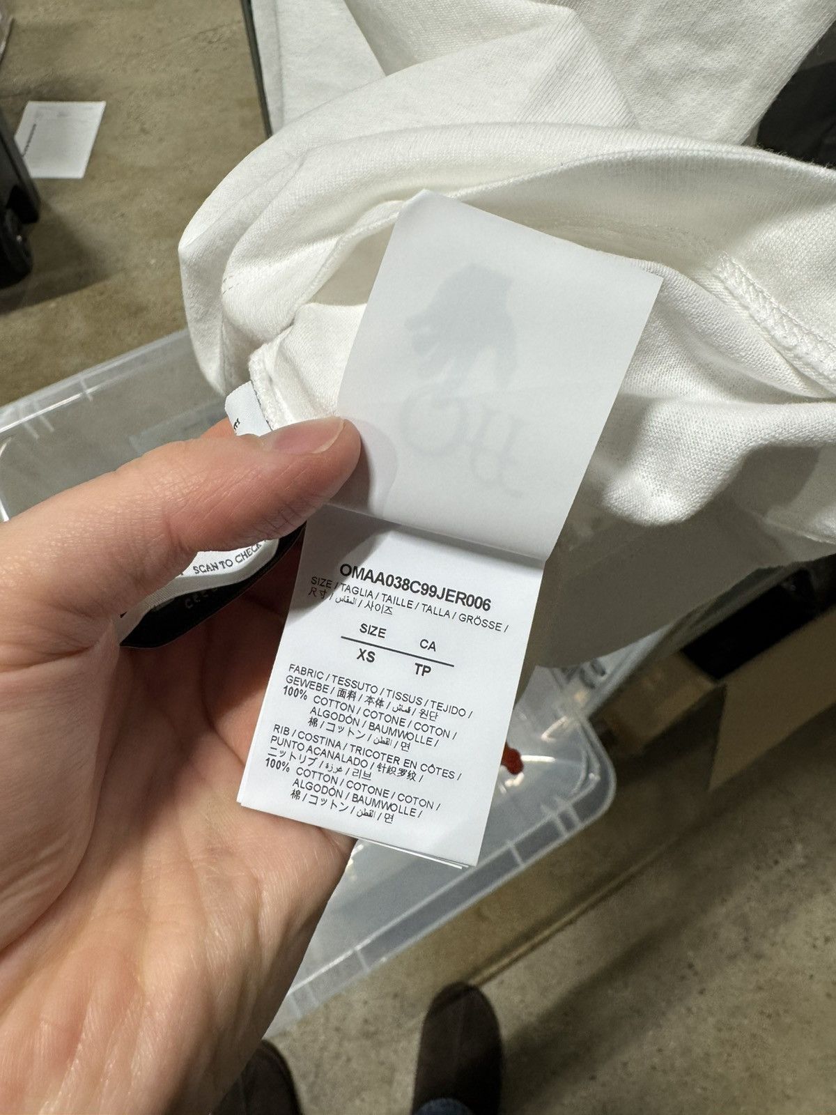 Off-White Off-White Caravaggio Paint T-Shirt NEW 475$ Size US L / EU 52-54 / 3 - 5 Thumbnail