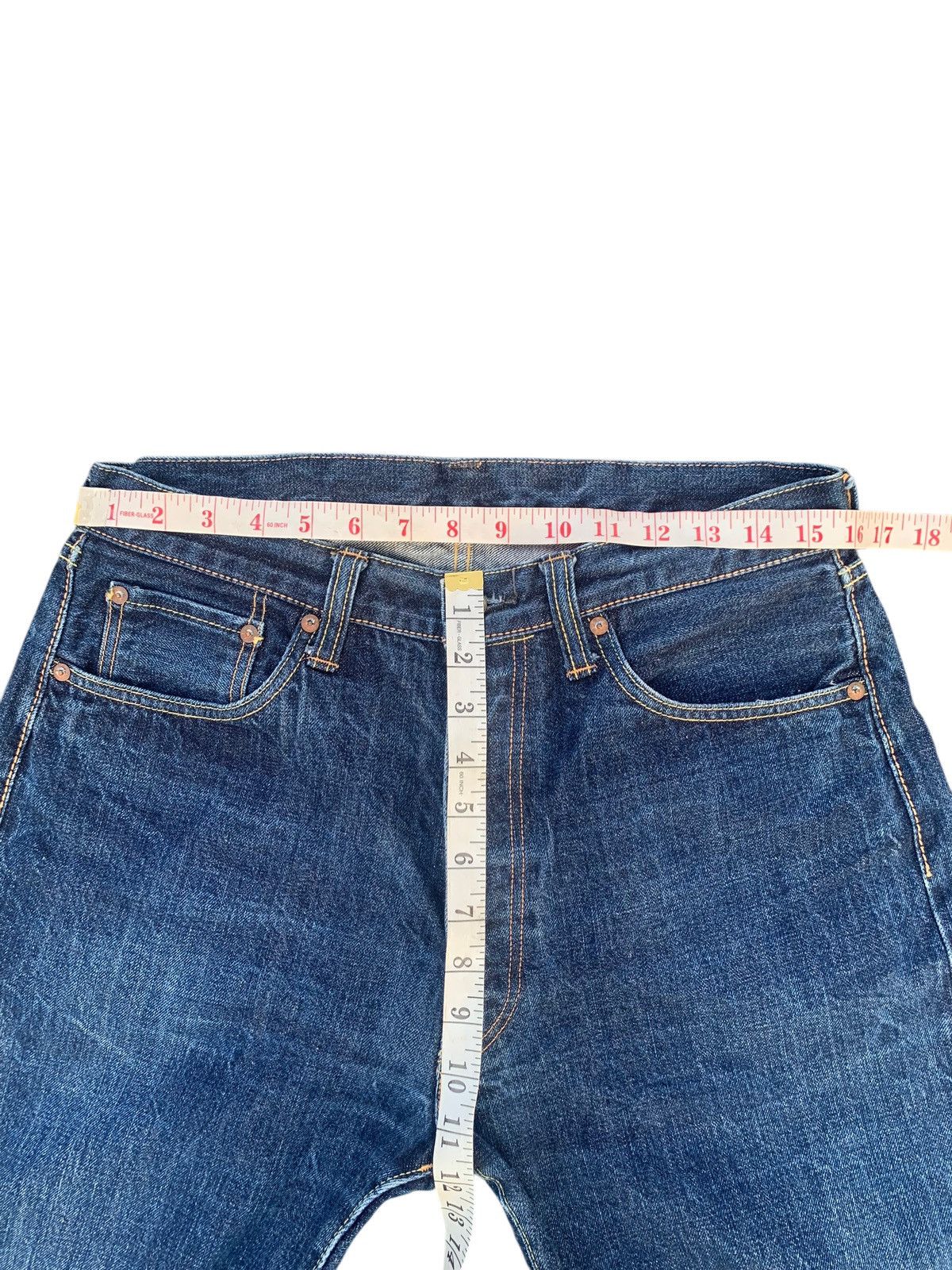 Kapital RARE VINTAGE SUGAR CANE STAR SELVEDGE JAPANESE DENIM Size US 32 / EU 48 - 19 Thumbnail