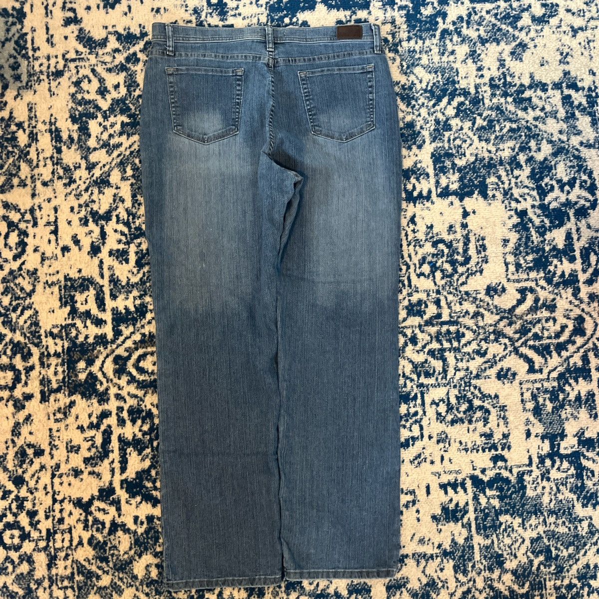 Lee Lee Classic Fit Straight Leg Jeans Size 18 Medium Wash Y2K Size 40" / US 18 - 2 Thumbnail