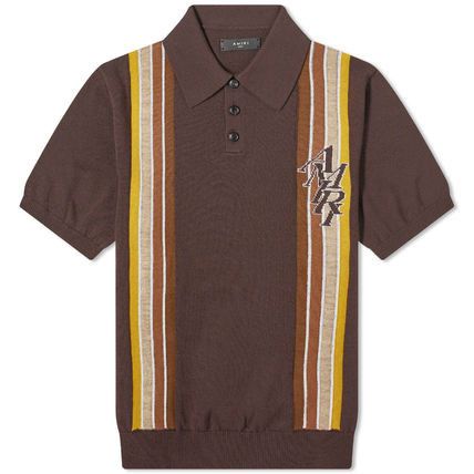 Striped Collar Polo Shirt