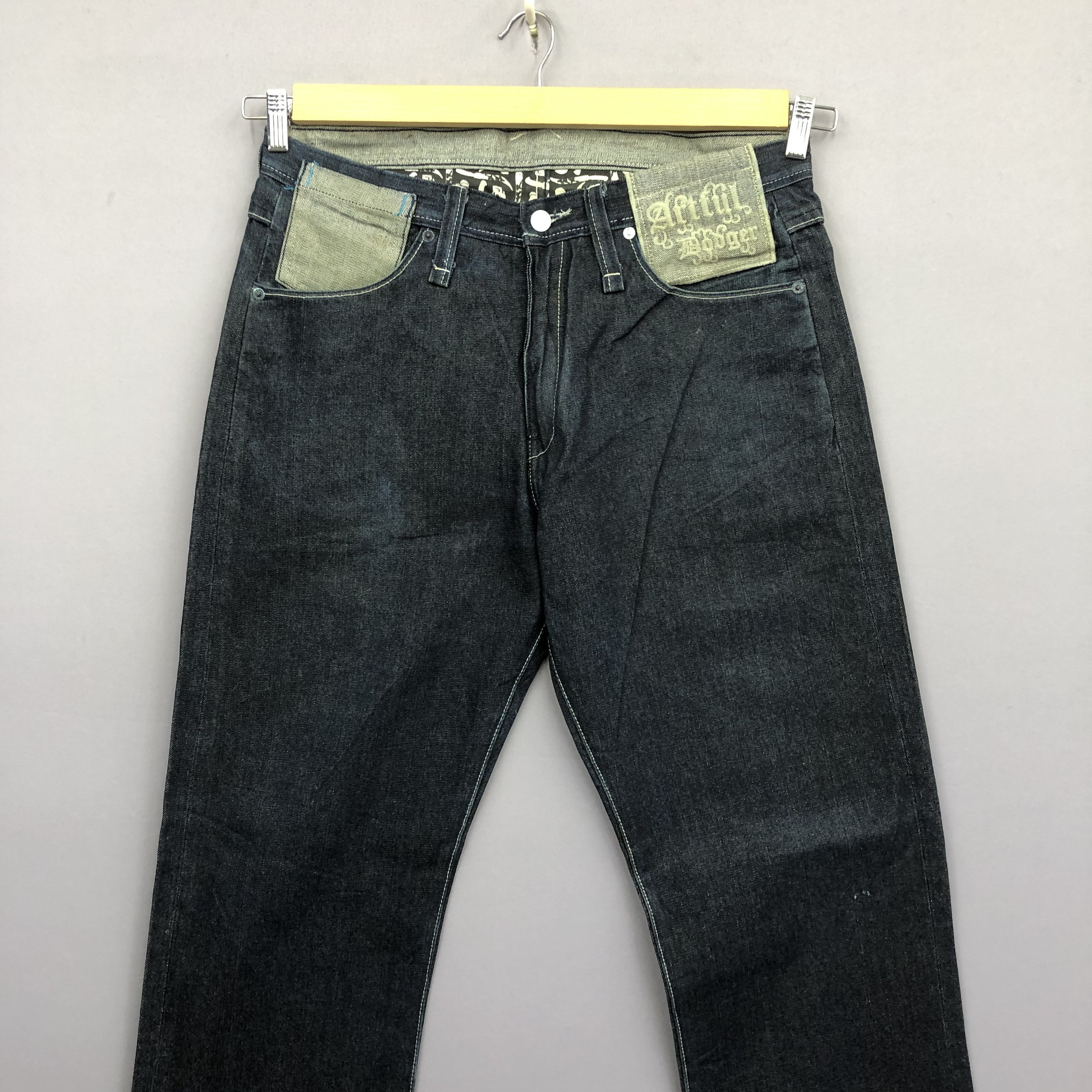 Jean Crazy Vintage Y2k Affliction Jeans Baggy Skater Denim Size US 34 / EU 50 - 4 Thumbnail