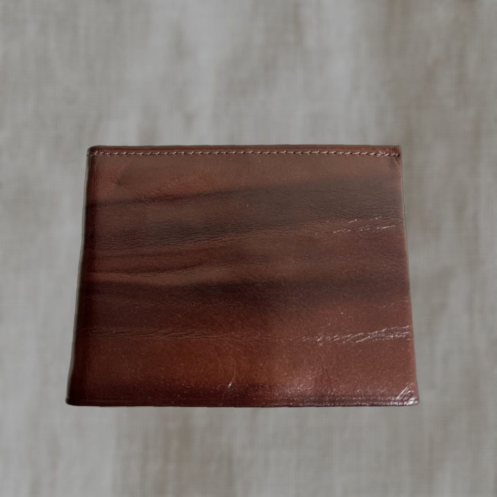 Vintage VINTAGE Unbranded Mens Bifold Cowhide Wallet Brown Size ONE SIZE - 1 Thumbnail