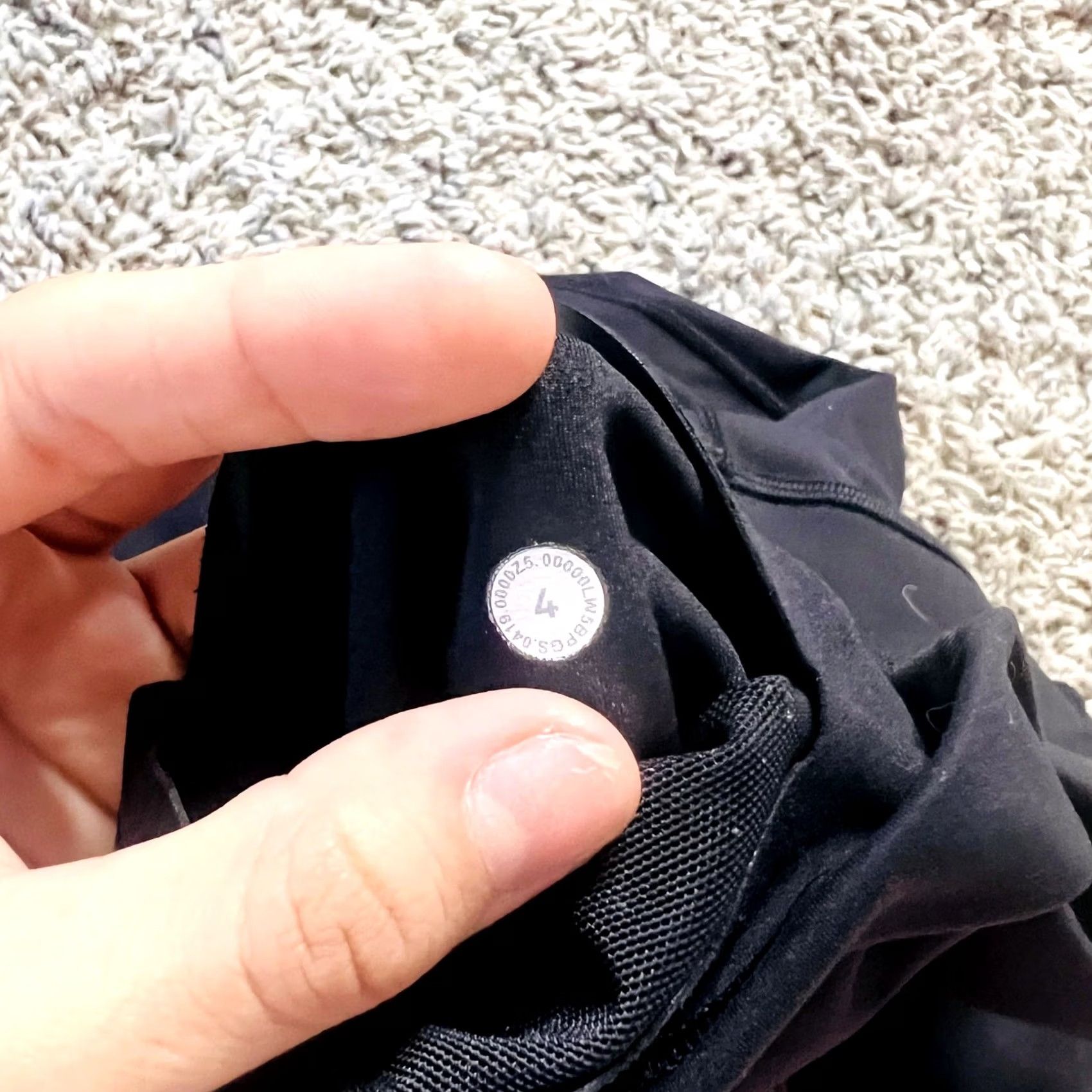 Lululemon VINTAGE Lululemon In Movement Pull On Tight Leggings Training Yoga Black Women 4 Size 27" / US 4 / IT 40 - 4 Thumbnail