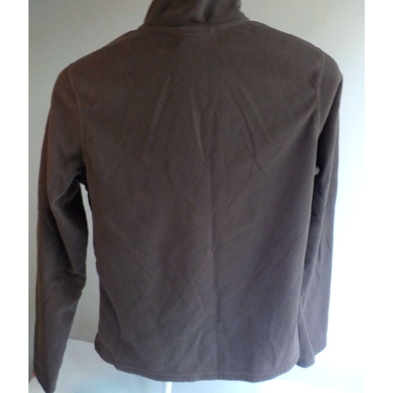 The North Face The North Face Fleece 1/4 Zip Pullover Brown Medium Womens 100% Polyester Activewear Long Sleeve Casual X 90s? Size M / US 6-8 / IT 42-44 - 3 Thumbnail
