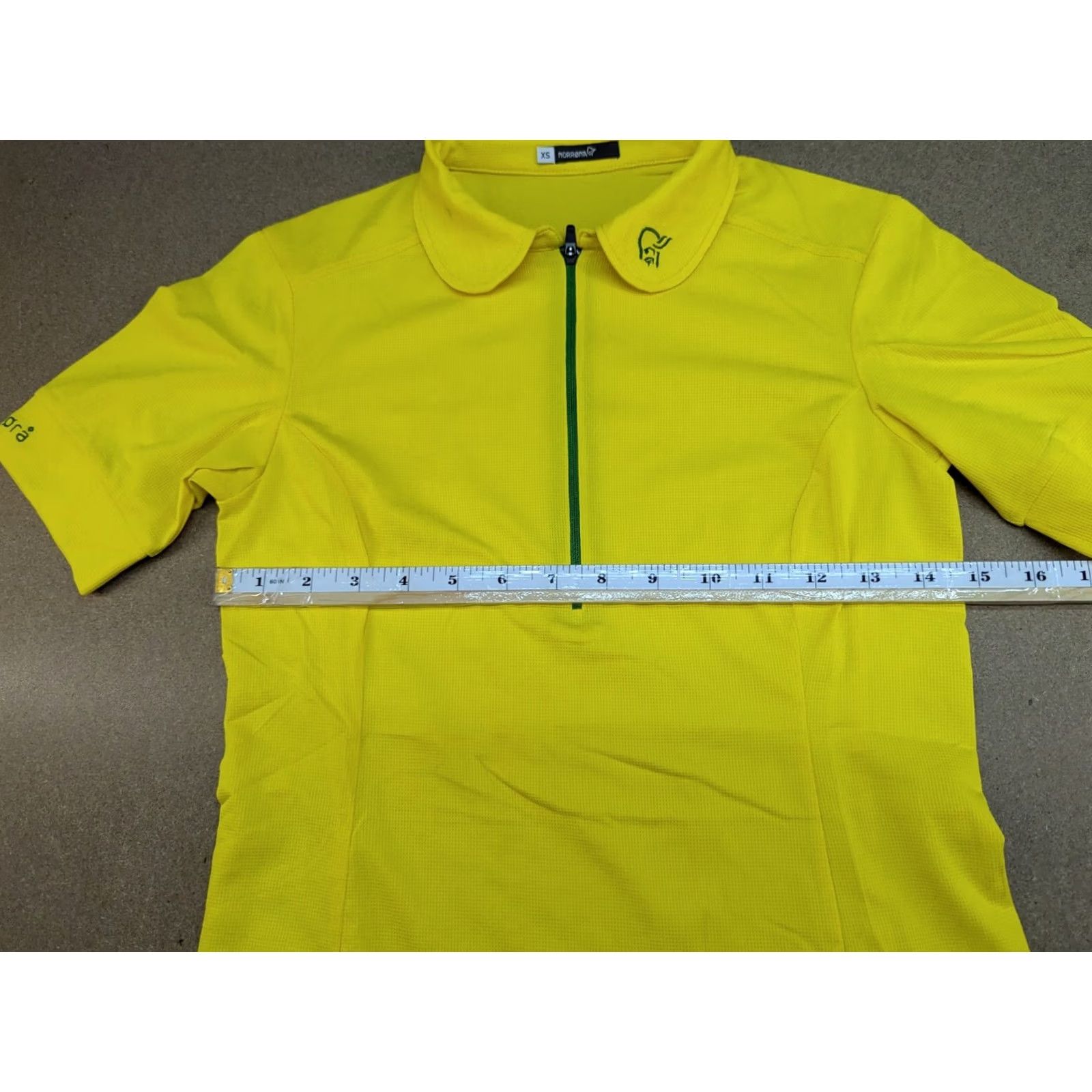 Vintage Norrona Fjora Equaliser Womens T-Shirt XS Yellow Sport Hiking Running Size XS / US 0-2 / IT 36-38 - 6 Thumbnail