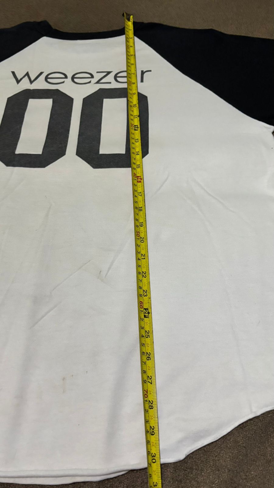 Band Tees Vintage Weezer Raglan Shirt Size US XL / EU 56 / 4 - 8 Thumbnail