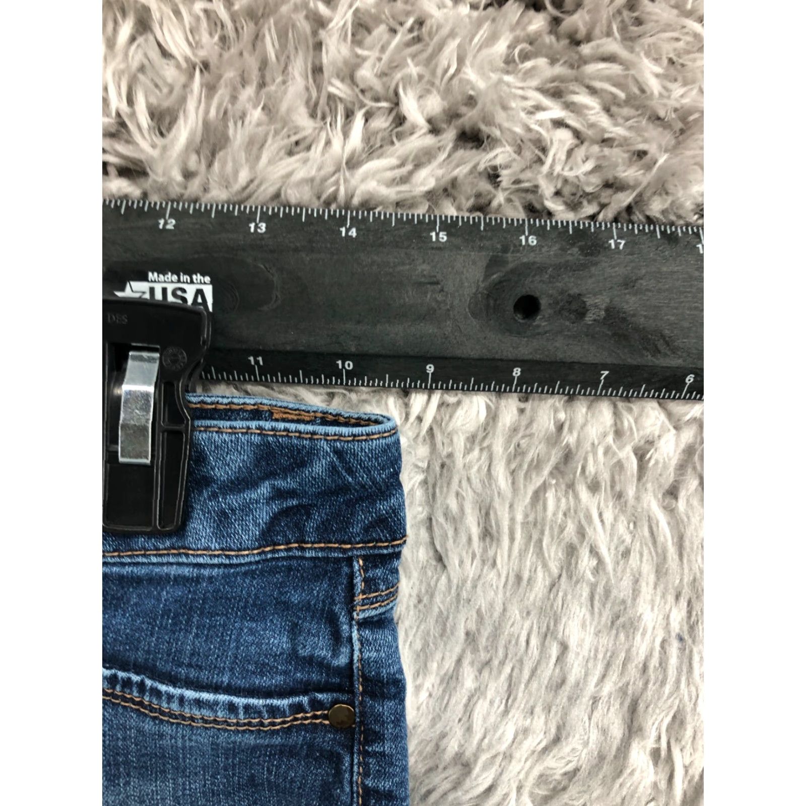 Vintage d.jean Skinny Jeans Womens Size 4 Medium Wash Blue FLAW Size 27" / US 4 / IT 40 - 2 Thumbnail