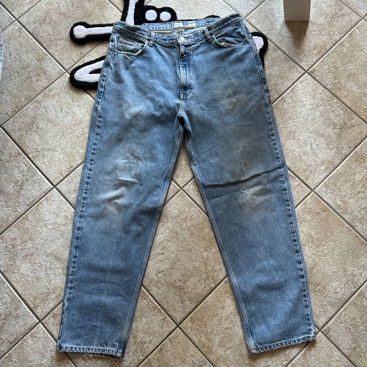 Calvin Klein Vintage Calvin Klein baggy jeans Size US 38 / EU 54 - 1 Thumbnail