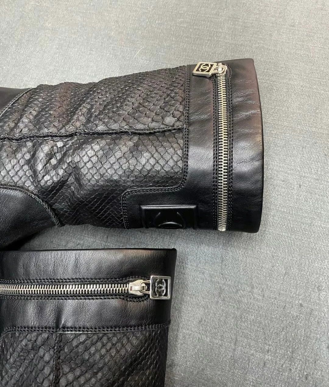 Chanel Chanel High Boots 40.5 EU 95 New Trendy Size US 7.5 / EU 40-41 - 4 Thumbnail