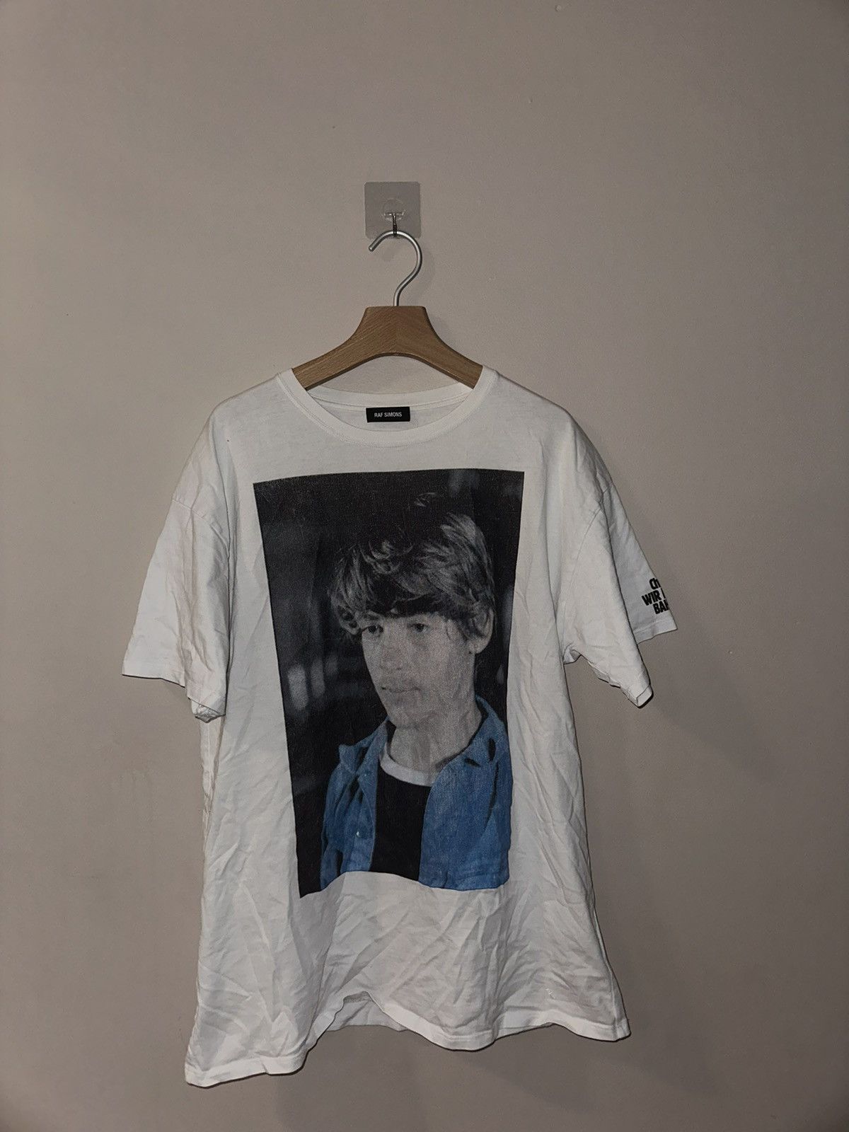 Raf Simons RAF SIMONS CHRISTIANE F. WHITE TEE | Grailed