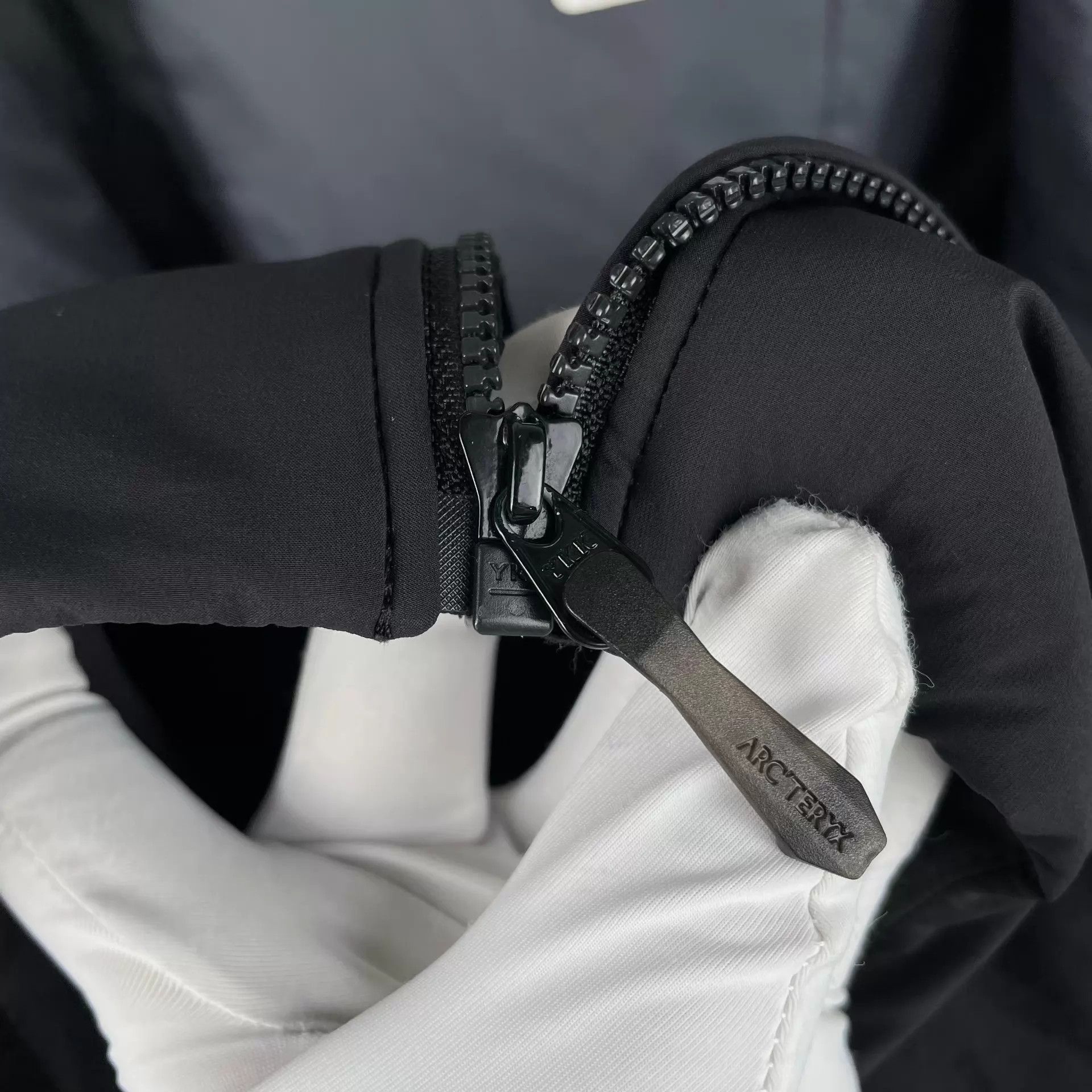 Arc'teryx Arc'teryx Lightweight Cotton Jacket M Black & Gray A Size M / US 6-8 / IT 42-44 - 4 Thumbnail