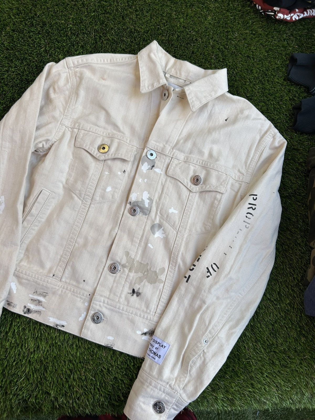 Gallery Dept. × Lanvin Lanvin x Gallery Dept SS21 Paint Mark Denim Jacket Size US M / EU 48-50 / 2 - 1 Thumbnail