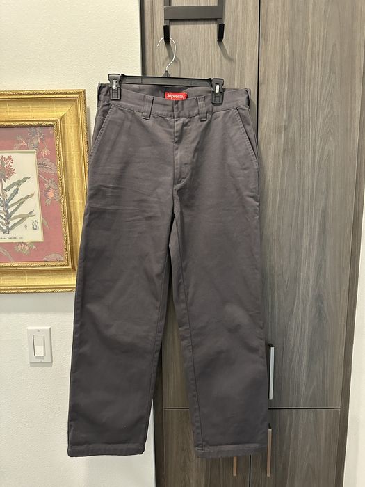 Supreme Supreme Work Pant Grey (Smoke) | Grailed