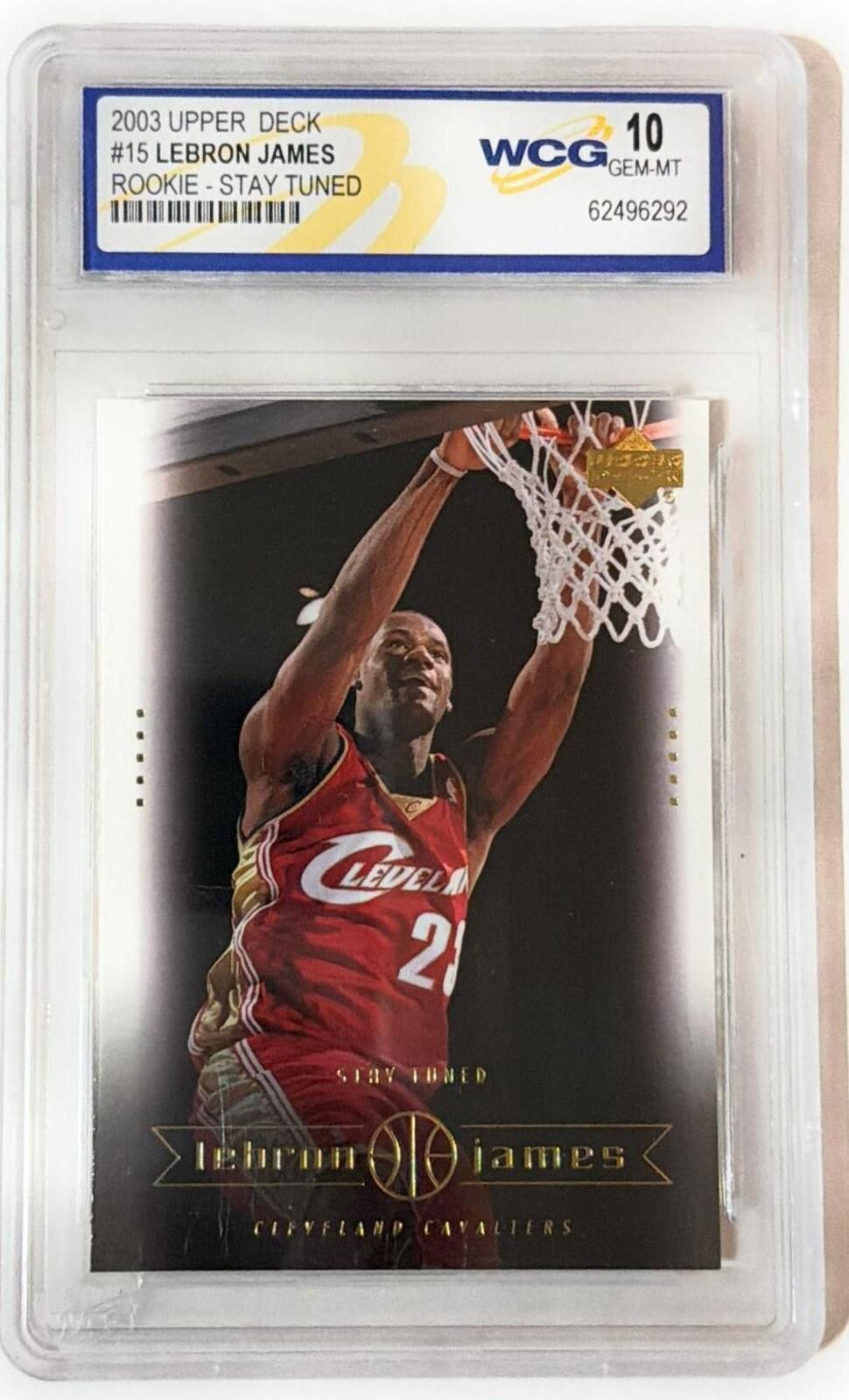 Other 2003 Upper Deck #15 LeBron James Rookie WCG 10 Size ONE SIZE - 1 Thumbnail