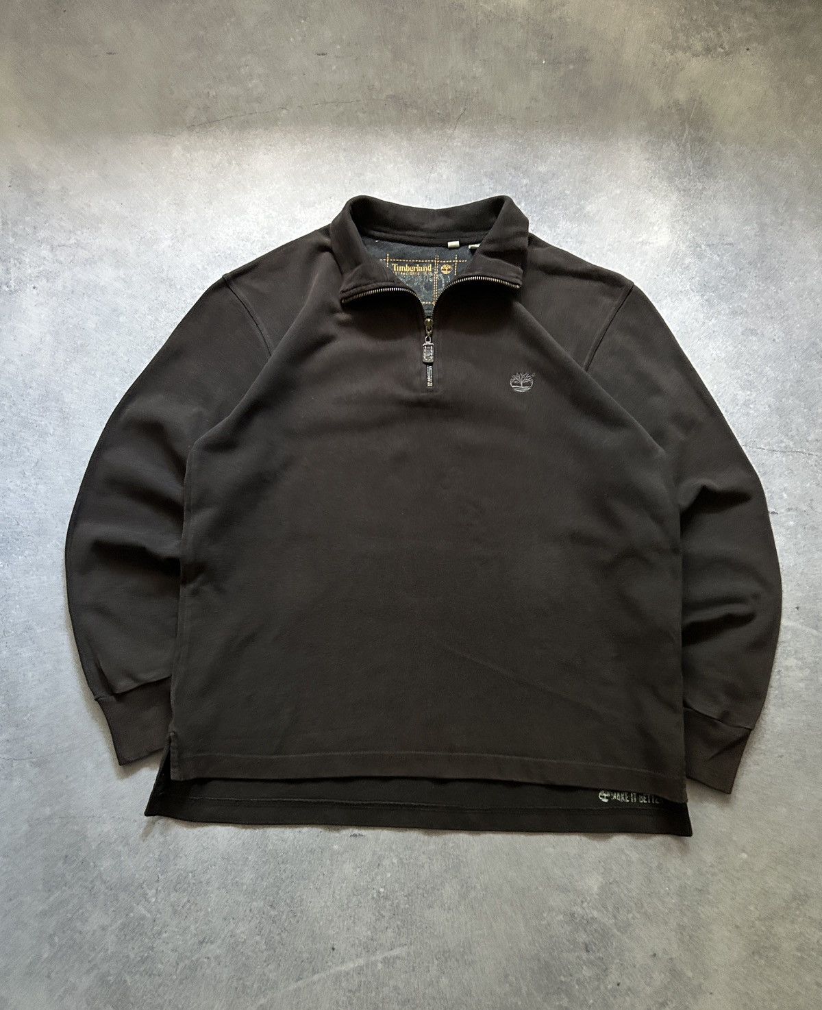Timberland × Vintage Vintage Timberland 1/4 zip faded sun faded sweatshirt Size US M / EU 48-50 / 2 - 1 Thumbnail