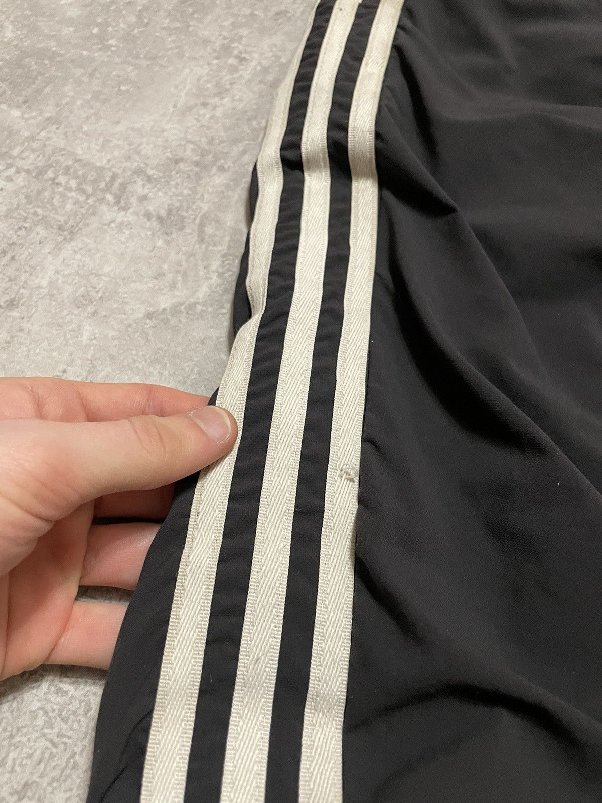 Adidas Vintage Adidas Nylon Parachute Striped Pants Size US 34 / EU 50 - 11 Thumbnail