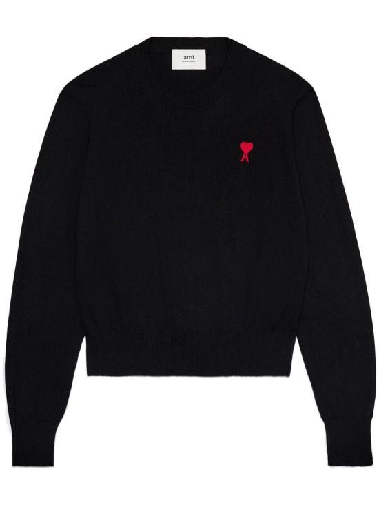 AMI AMI Men Sweater BFHKS111 KN0025001 Black Size US M / EU 48-50 / 2 - 1 Thumbnail
