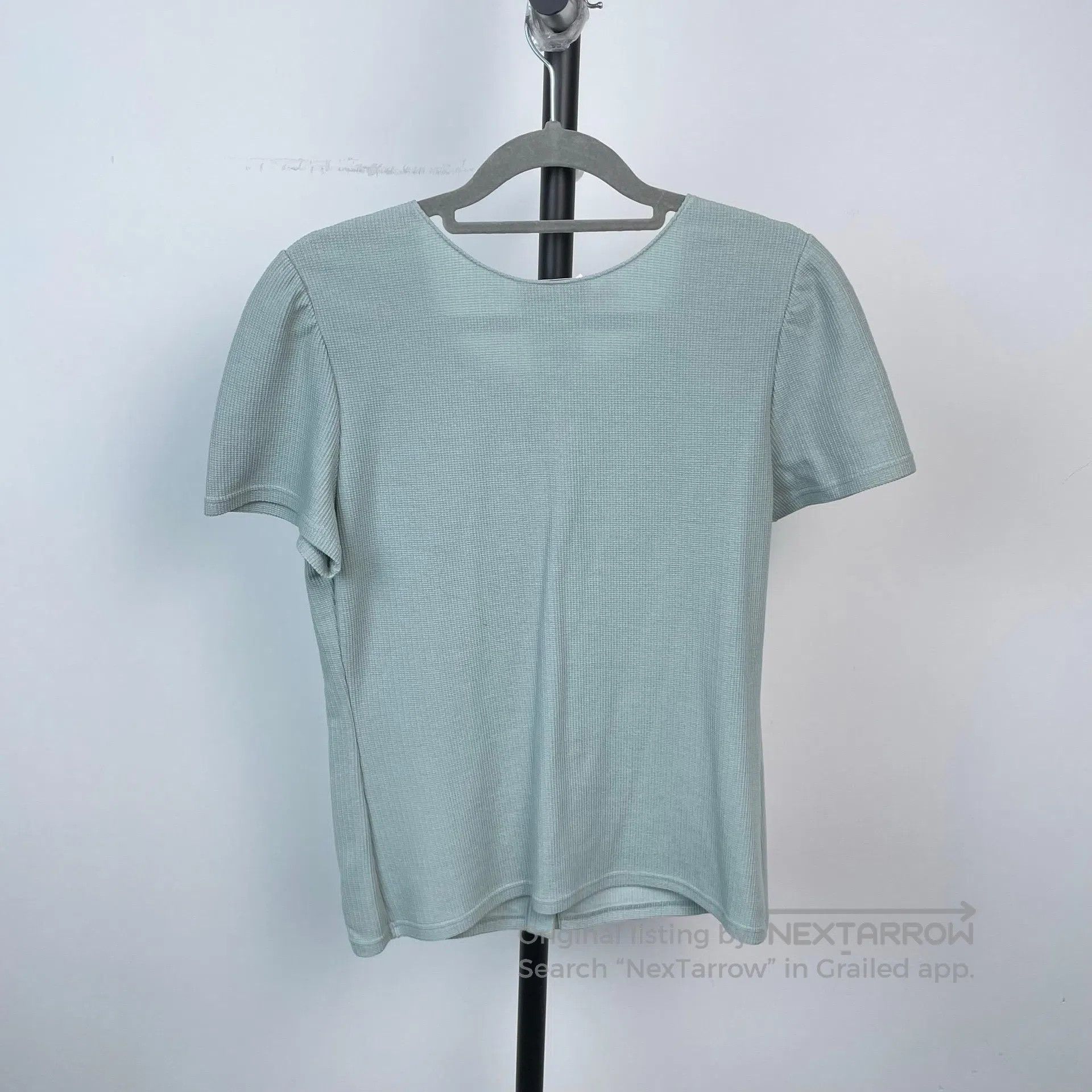 Chanel Chanel Light Blue Single Row Golden Button Waffle Knit Sho Size XS / US 0-2 / IT 36-38 - 3 Thumbnail
