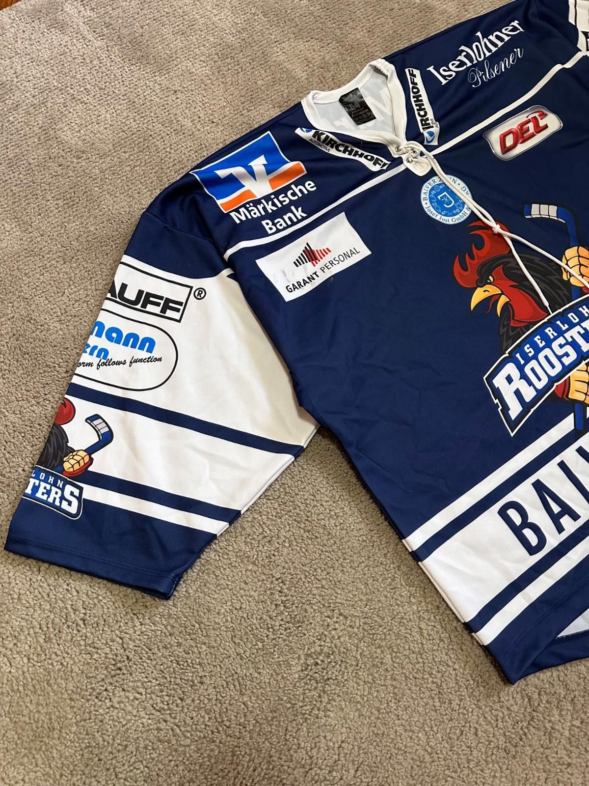 Other #12 ARDELAN Iserlohn Roosters Germany Hockey Shirt Jersey Size US L / EU 52-54 / 3 - 3 Thumbnail