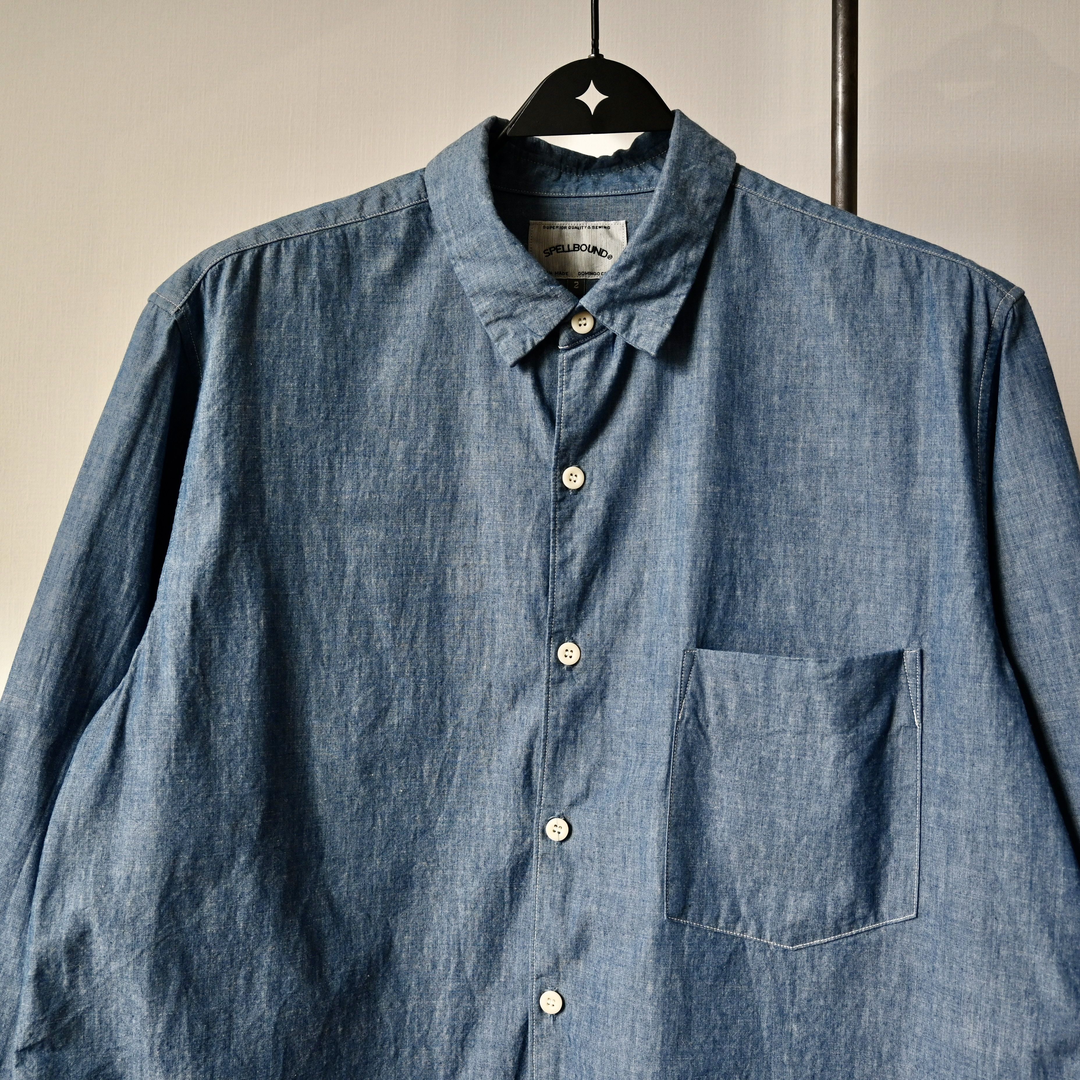 Spellbound SPELLBOUND cotton chambray work shirt, made in Japan Size US M / EU 48-50 / 2 - 5 Thumbnail