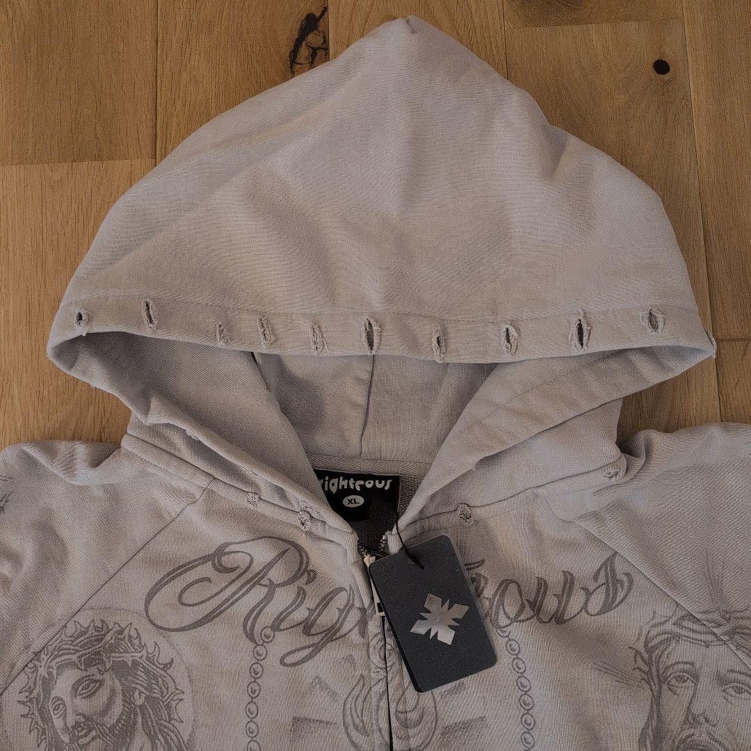 Other WE ARE RIGHTEOUS “Tatted Believer” Zip Up Hoodie – XL Size US XL / EU 56 / 4 - 10 Thumbnail