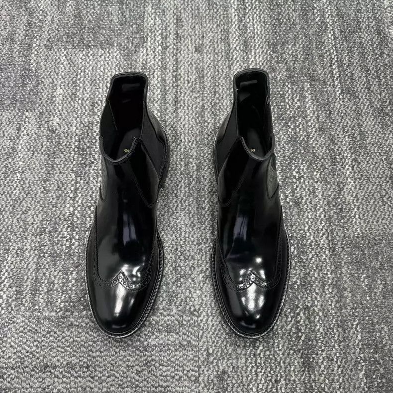 Saint Laurent Paris Saint Laurent Chelsea Boots in Black Color-2507 Size US 10 / EU 43 - 8 Thumbnail