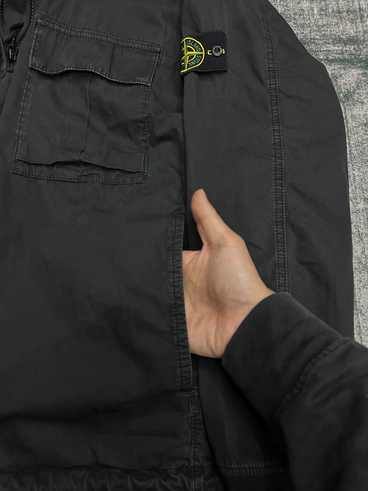 Stone Island Stone Island 19FW HalfZip Chimney 2Pkt Black XL Size US XL / EU 56 / 4 - 6 Thumbnail