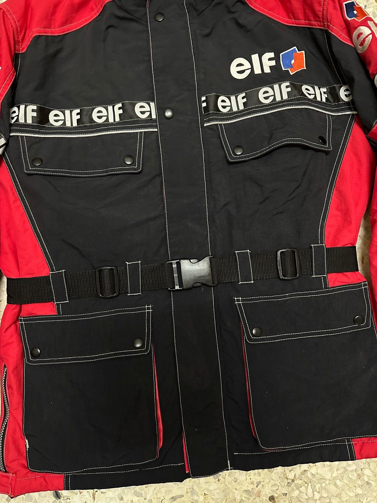 Sports Specialties ELF Racing Moto Jacket Design With Belt Stlye Size US XL / EU 56 / 4 - 5 Thumbnail