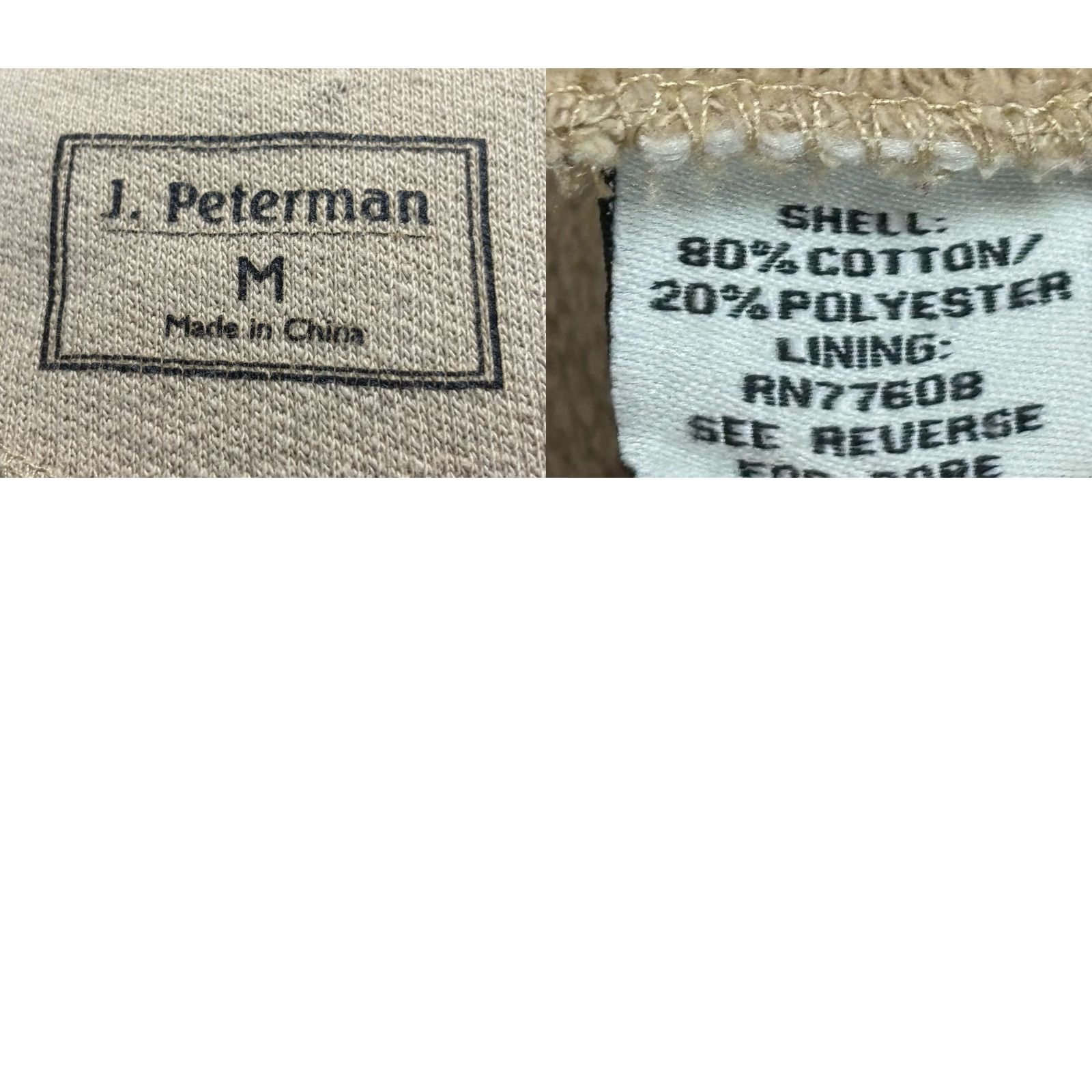 Doublet J Peterman Women M Tan Double Breasted Jacket Pea Coat Removable Hood Cotton Size M / US 6-8 / IT 42-44 - 8 Thumbnail