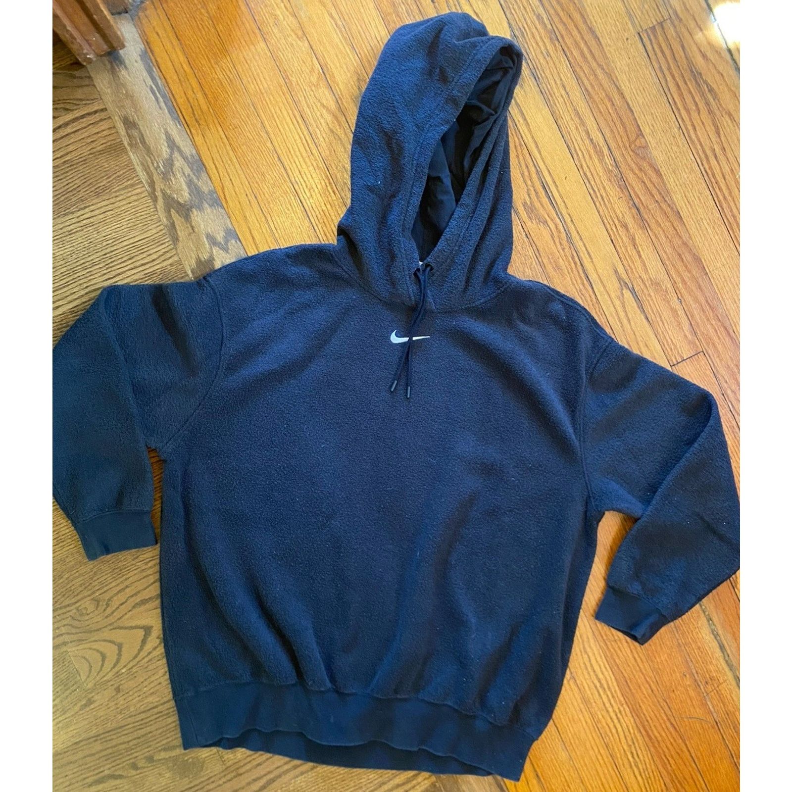 Nike Nike Terry Hoodie Sweatshirt Women’s Large Black Size L / US 10 / IT 46 - 1 Thumbnail