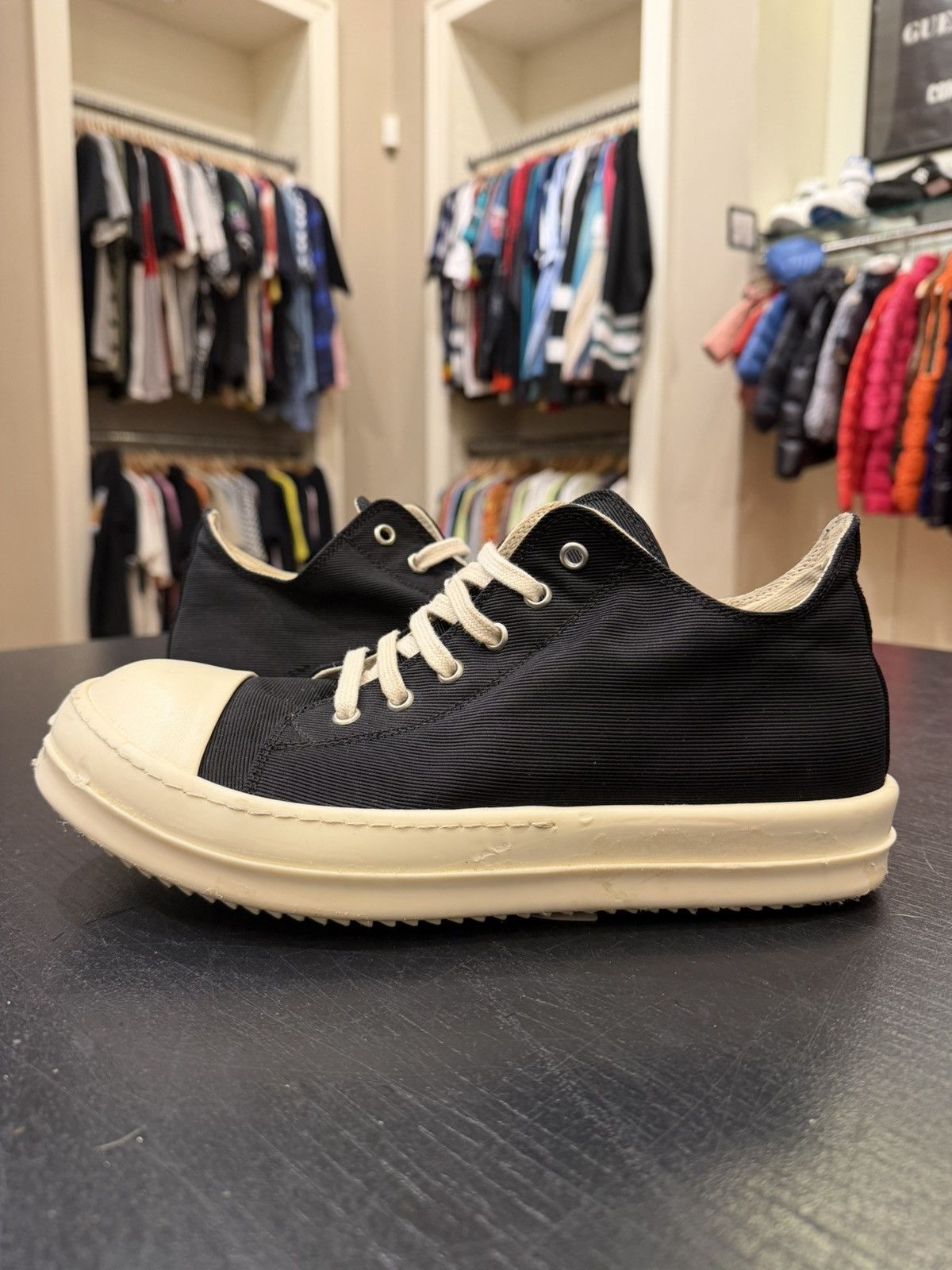 Rick Owens Drkshdw Rick Owens DRKSHDW Ramones Low Size US 8.5 / EU 41-42 - 2 Thumbnail