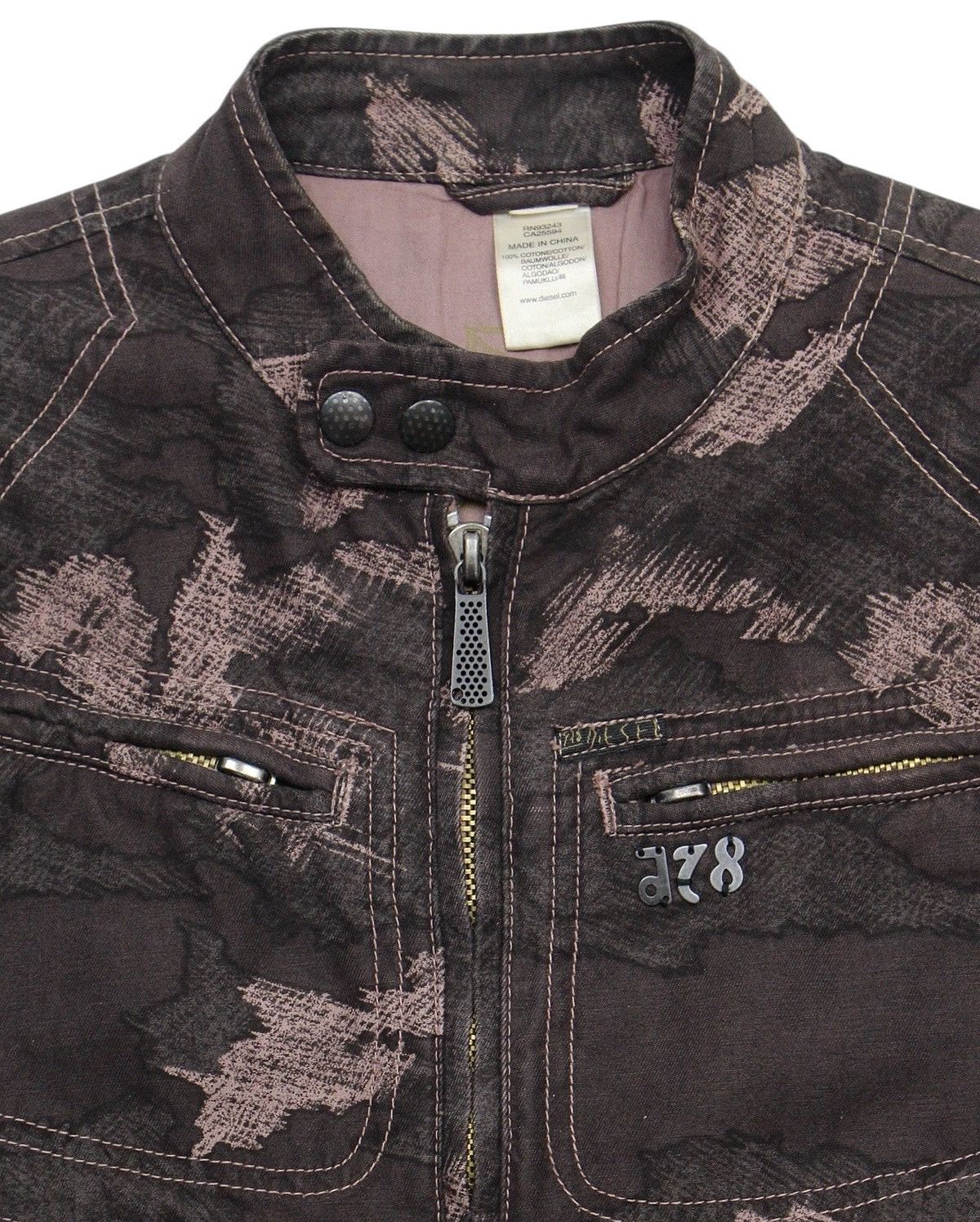 Designer × Diesel 2000S DIESEL D78 8-POCKET CAMOUFLAGE JACKET Size US S / EU 44-46 / 1 - 3 Thumbnail
