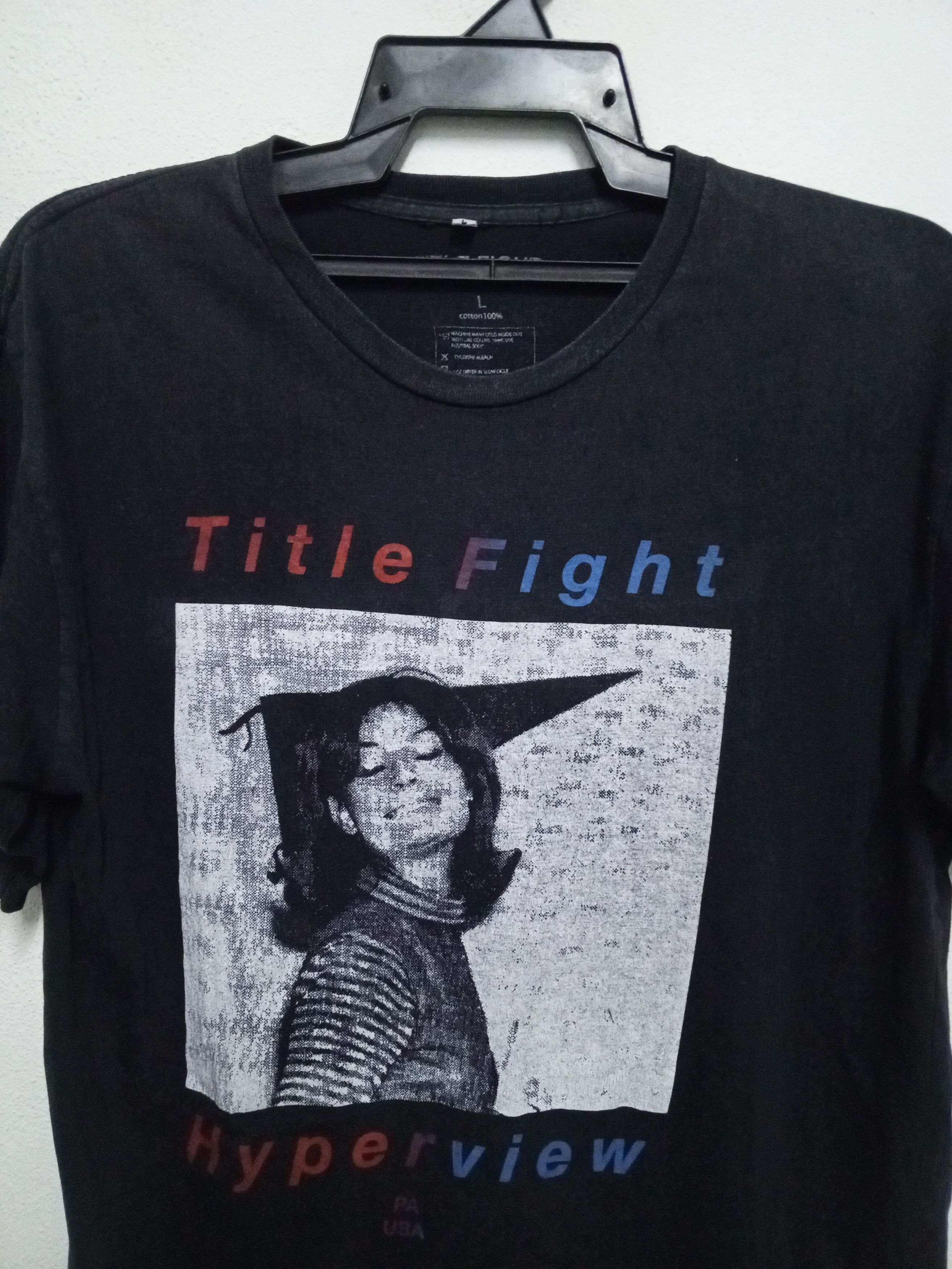 Band Tees 💥Title fight💥Hyperview 2015 PA USA rare Size US M / EU 48-50 / 2 - 3 Thumbnail