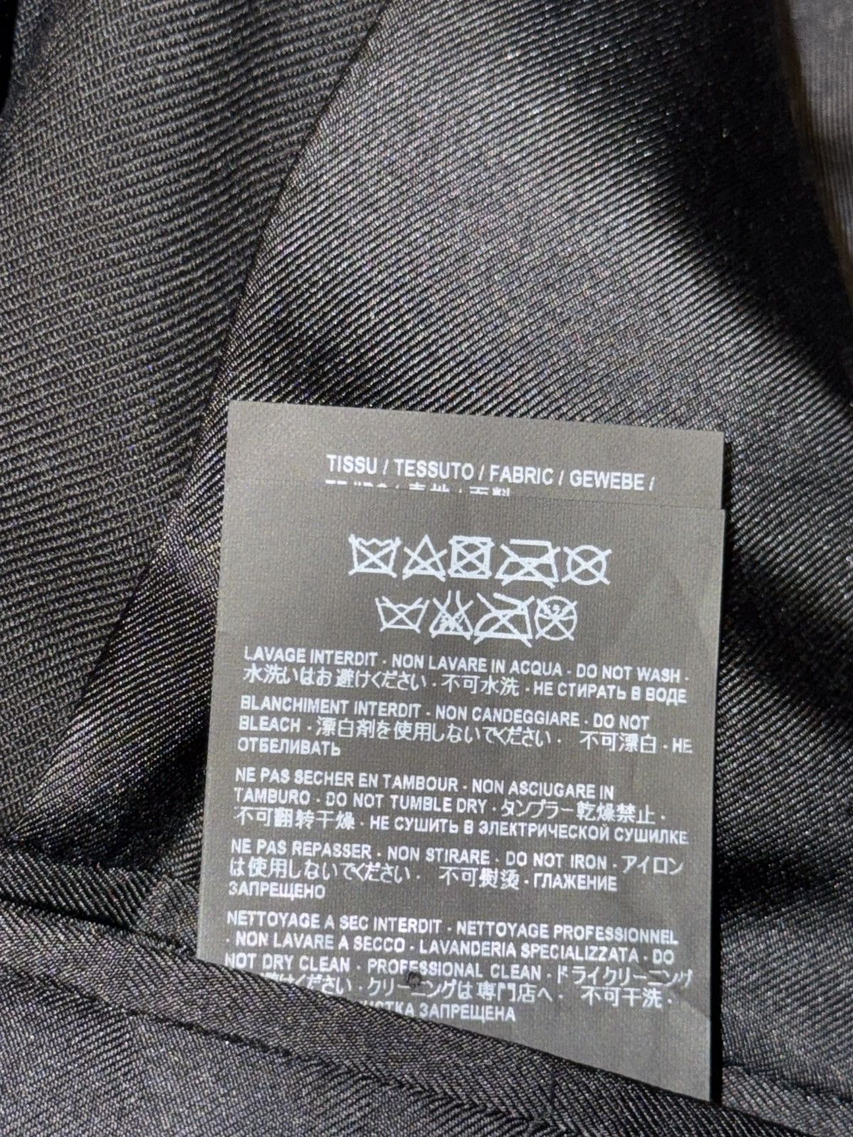 Saint Laurent Paris Hedi Slimane Saint Laurent jacket Swarovski Crystal new Size 48R - 13 Thumbnail