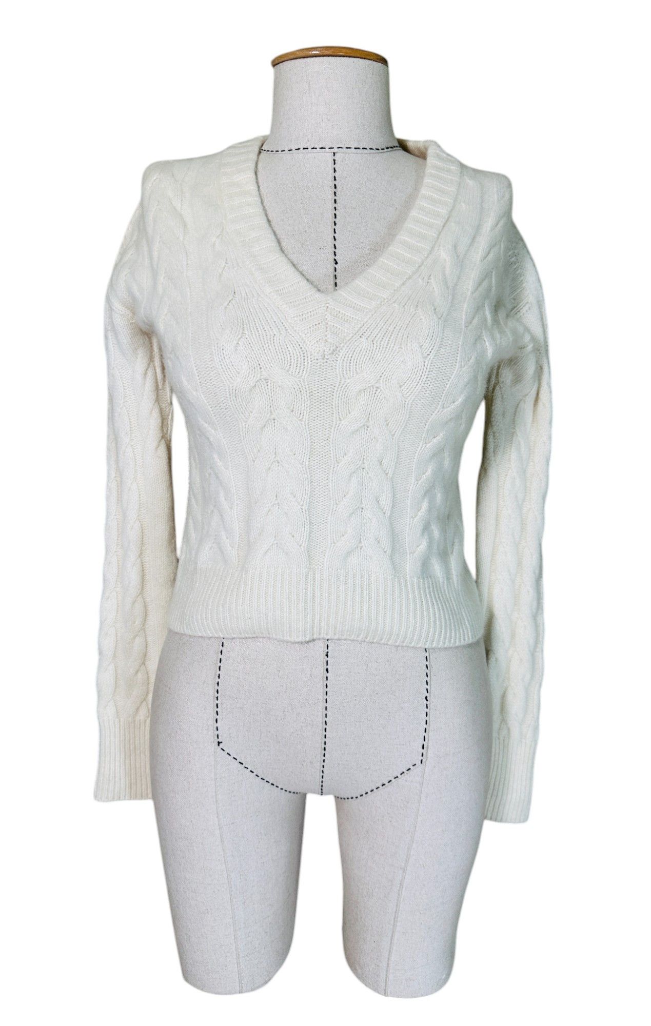 Other Paolo Bergamaschi Cashmere Jumper Ivory Size M / US 6-8 / IT 42-44 - 1 Thumbnail