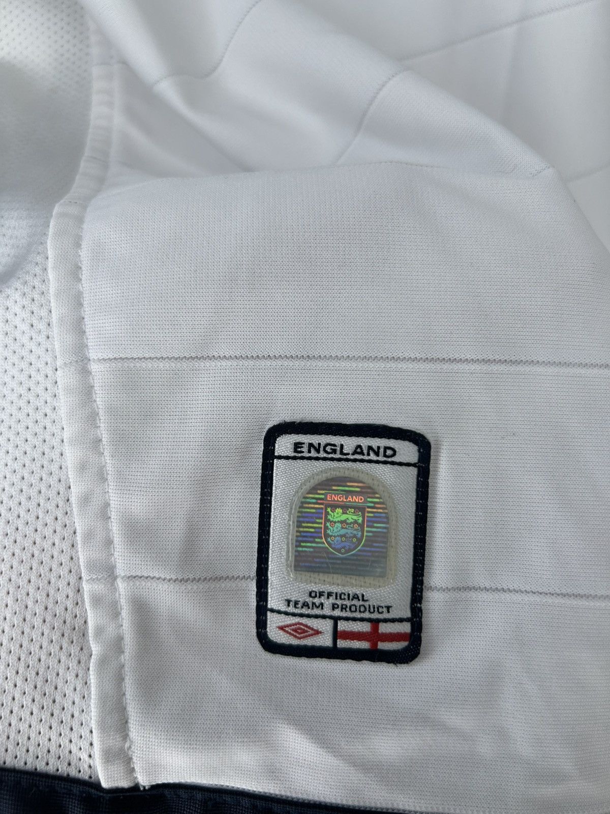 Umbro Vintage 2003 Umbro England Rooney Long Sleeve Home Jersey Size US XL / EU 56 / 4 - 5 Thumbnail