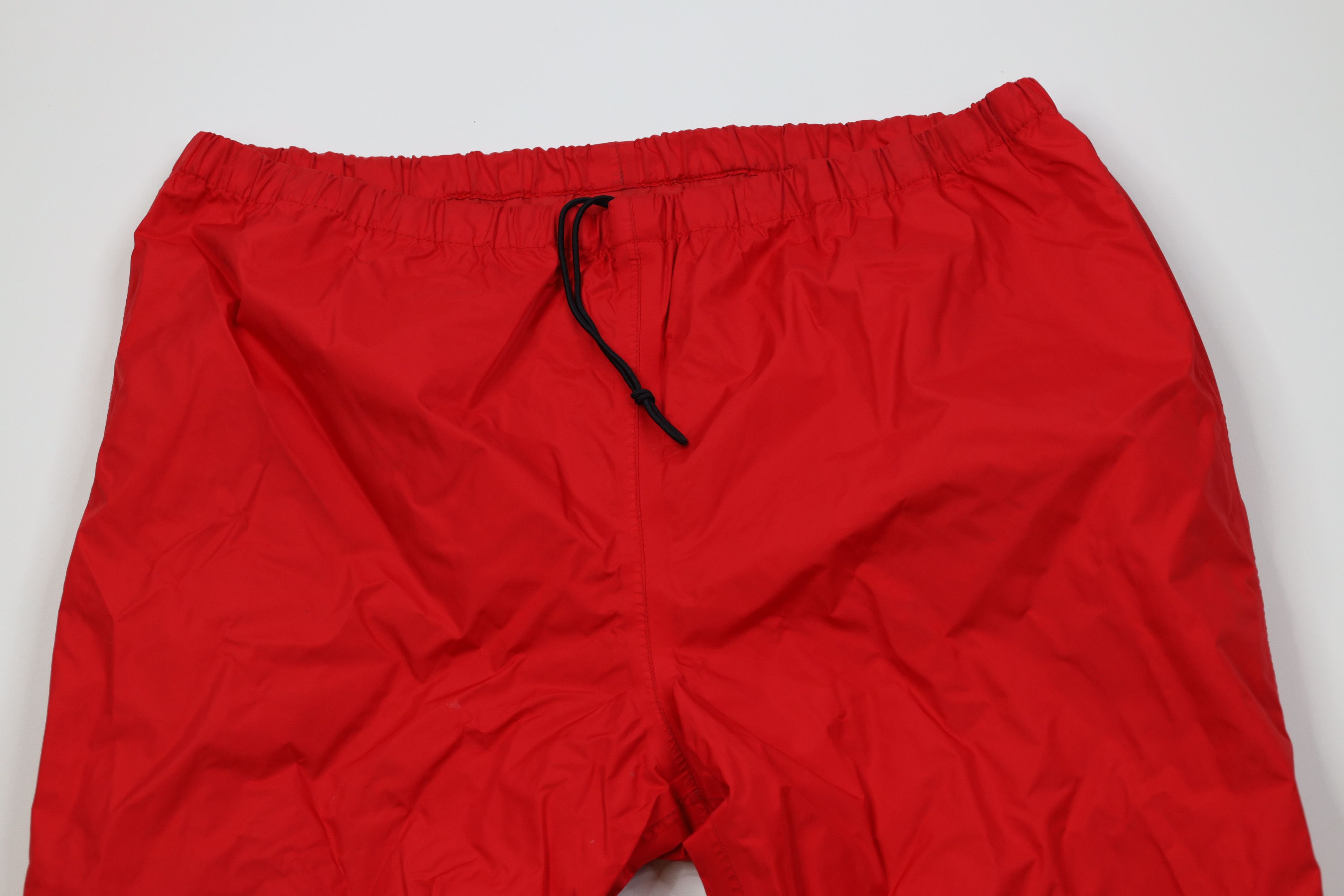 Lands' End Vintage 90s Lands End Waterproof Rain Joggers Pants Red Size US 36 / EU 52 - 2 Thumbnail