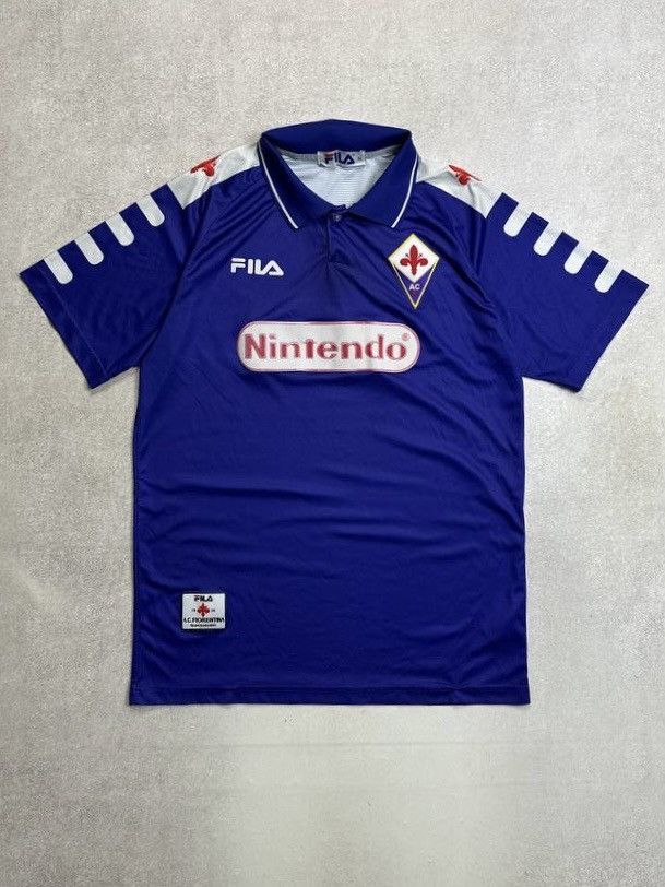 Fila × Vintage Fila ACF Fiorentina 98/99 Home Jersey Nintendo