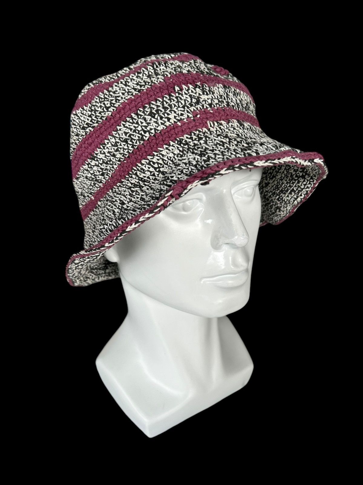 Japanese Brand × Kapital × Vintage Crochet Knitted Handmade Bucket Hats Size ONE SIZE - 2 Thumbnail