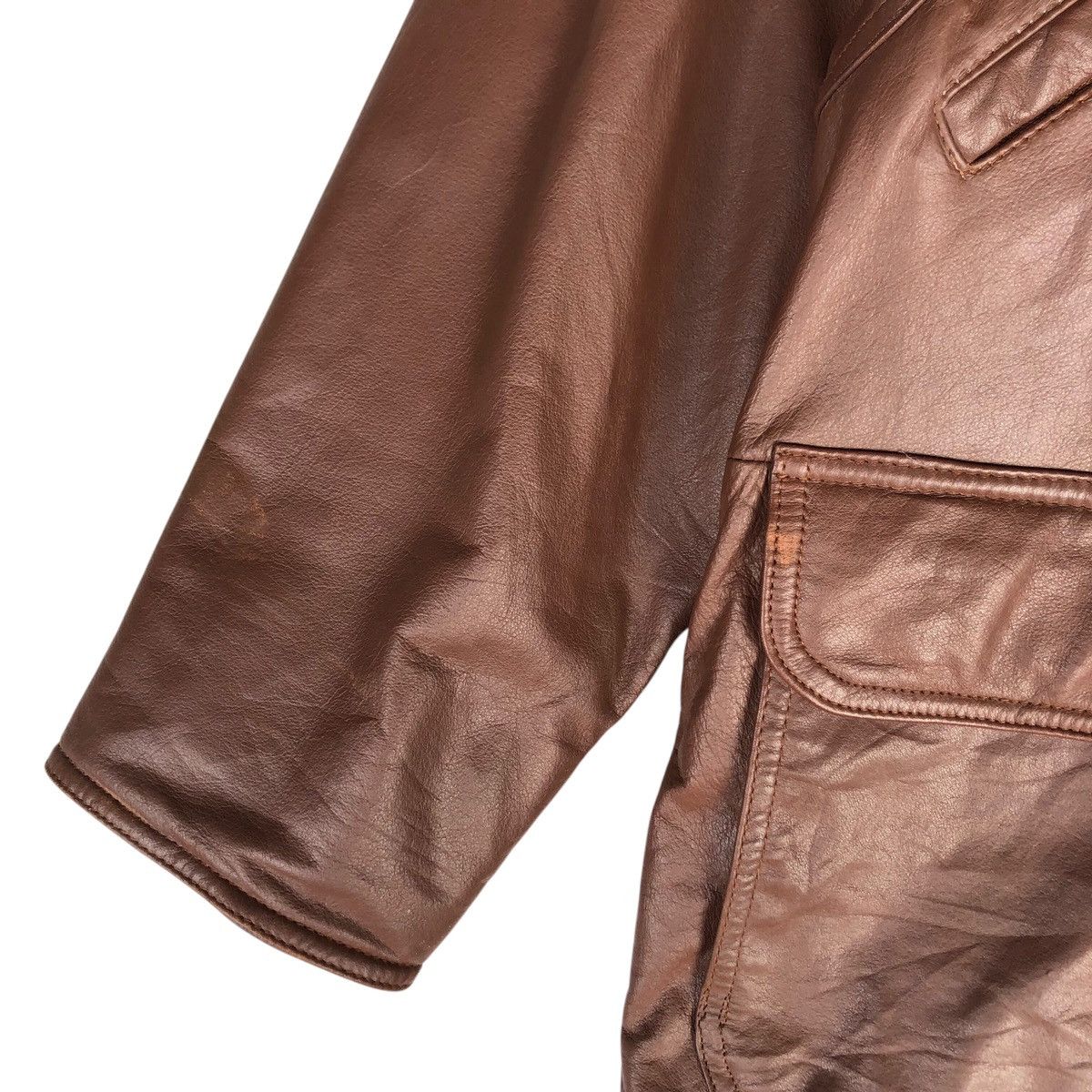 Vintage Vintage cowhide leather jacket Size US M / EU 48-50 / 2 - 5 Thumbnail