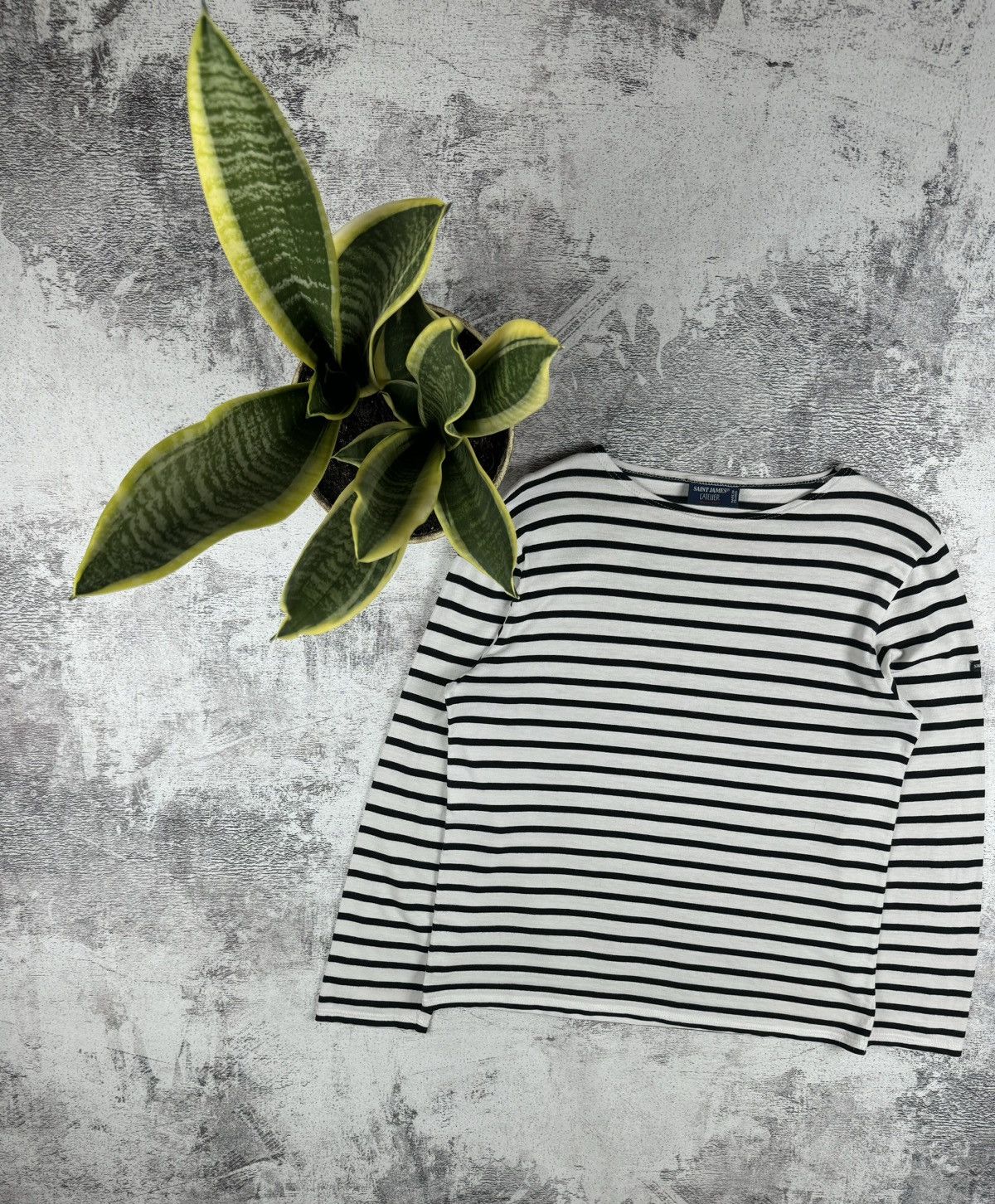 Saint James Vintage 90S Made in France Saint James Striped Longsleeve Size S / US 4 / IT 40 - 2 Thumbnail