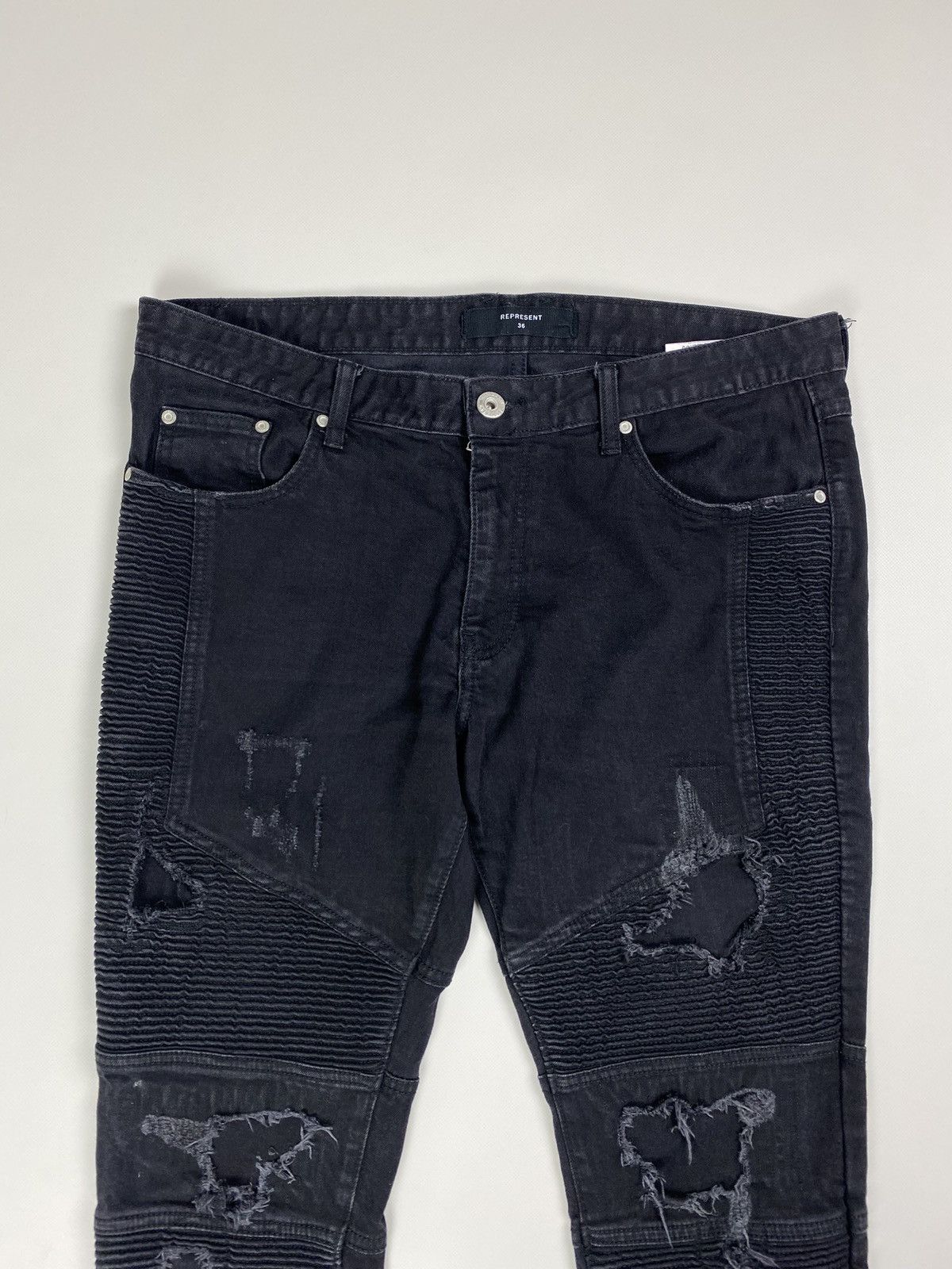 Represent Clo. Represent Skinny Biker Denim Size US 36 / EU 52 - 6 Thumbnail