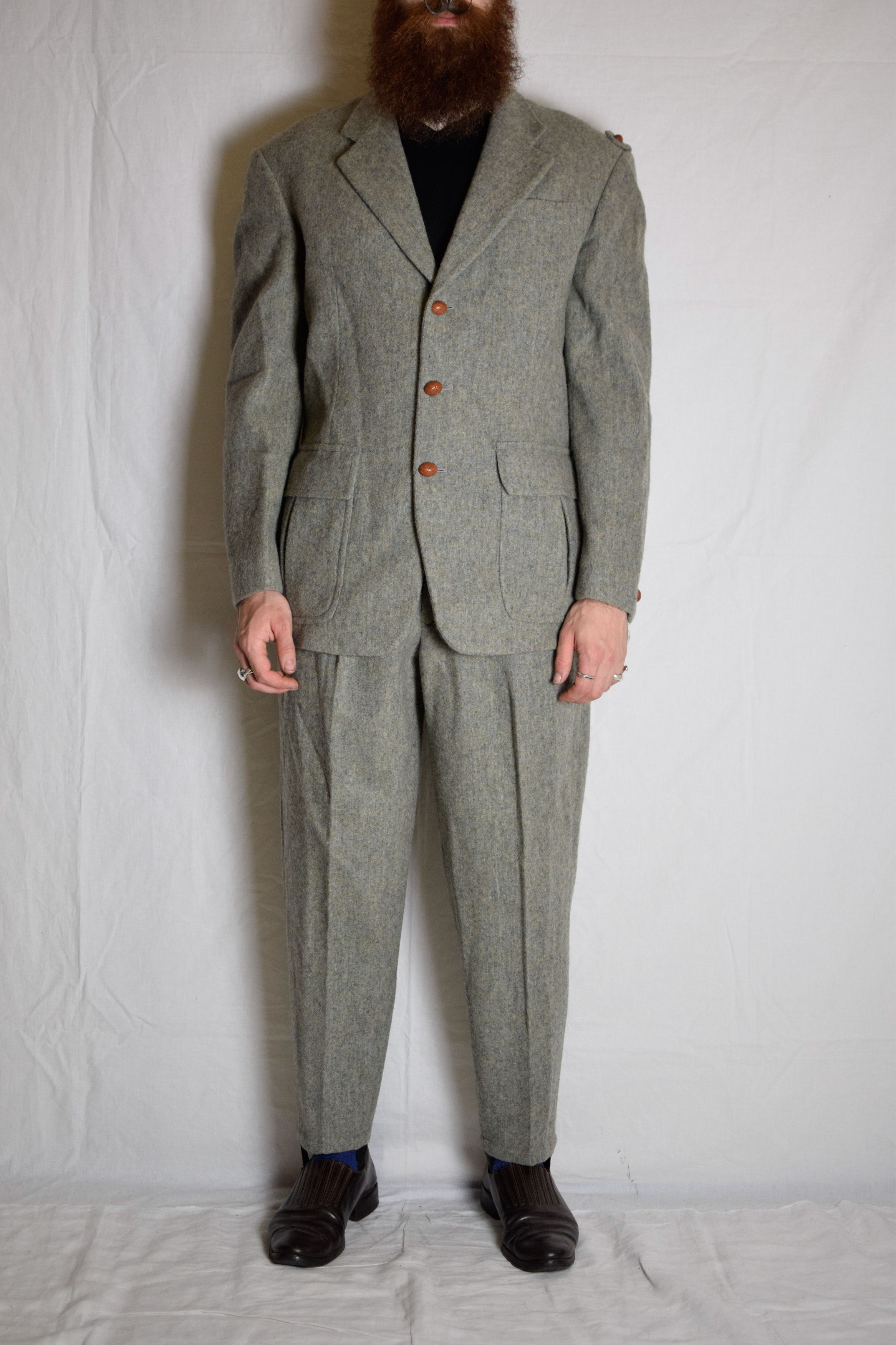 Yohji Yamamoto YYPH AW90 Archive Wool Suit Size 50R - 1 Thumbnail
