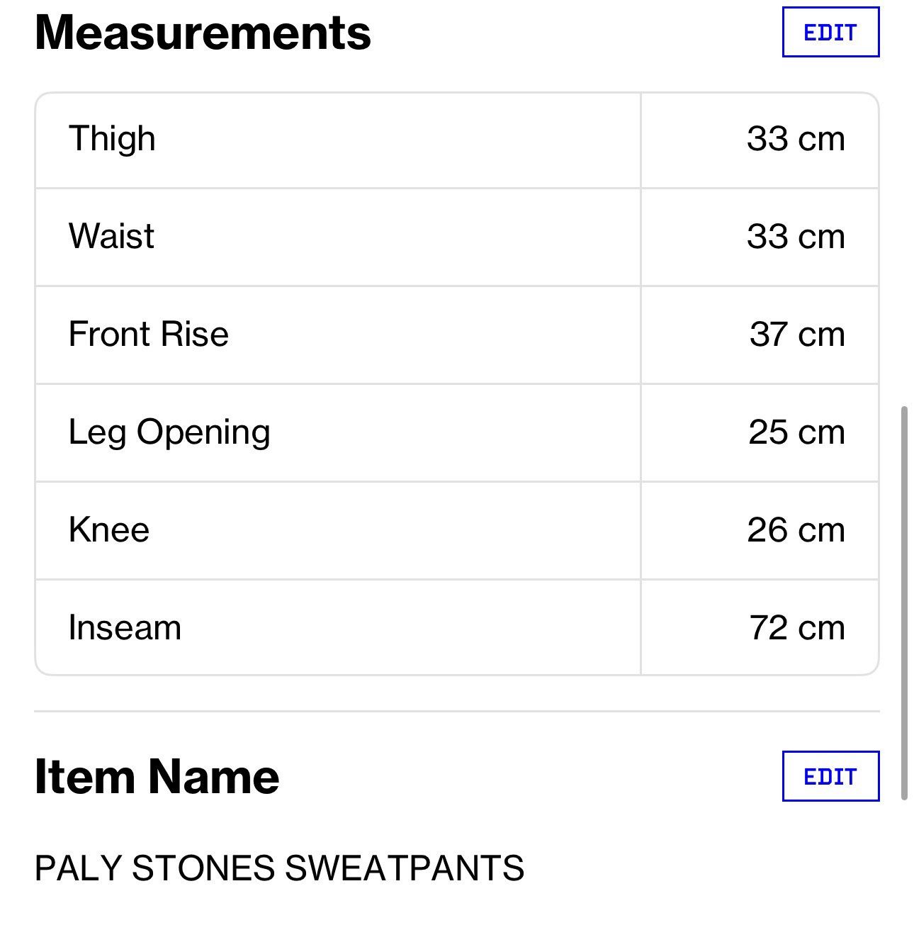 Paly Hollywood STONES NO EXPECTATIONS ZIP HOODIE AND SWEATPANTS Size US S / EU 44-46 / 1 - 18 Thumbnail