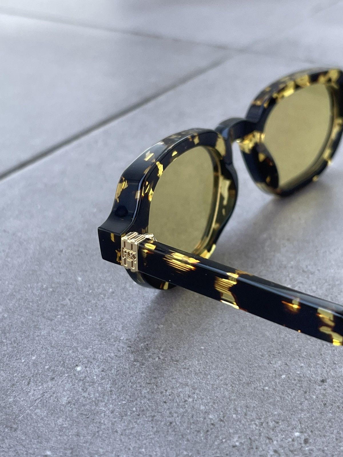 Han Kjobenhavn !DS! Han Kjobenhavn Banks Yellow Tortoise Sunglasses Size ONE SIZE - 12 Thumbnail