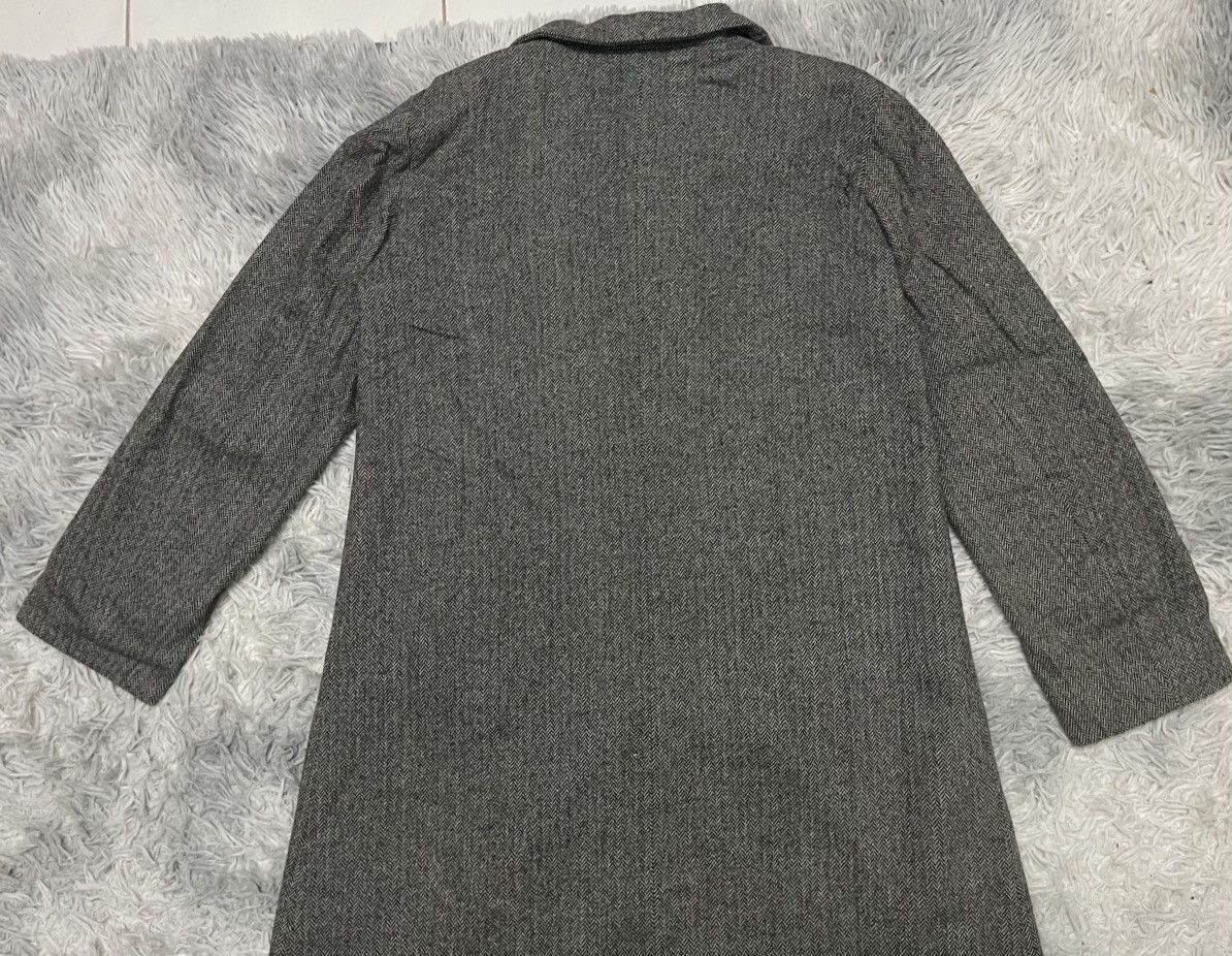 90s AGNES B TRENCH COAT WOOL RARE DESIGN