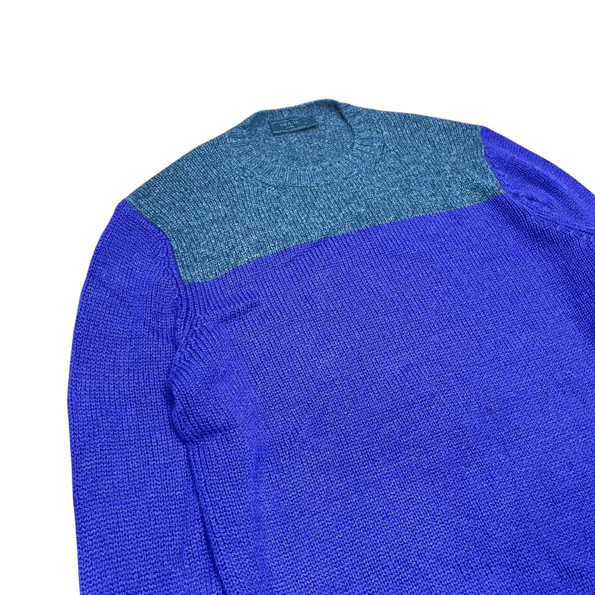 Prada Prada Cashmere Two Tone Knitwear Sweatershirt Size US M / EU 48-50 / 2 - 2 Thumbnail