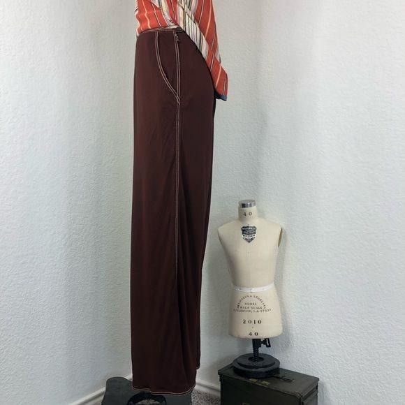 Hermes HERMES Vintage 90's RESORT Cropped Wide Leg Pants Size 27" / US 4 / IT 40 - 4 Thumbnail